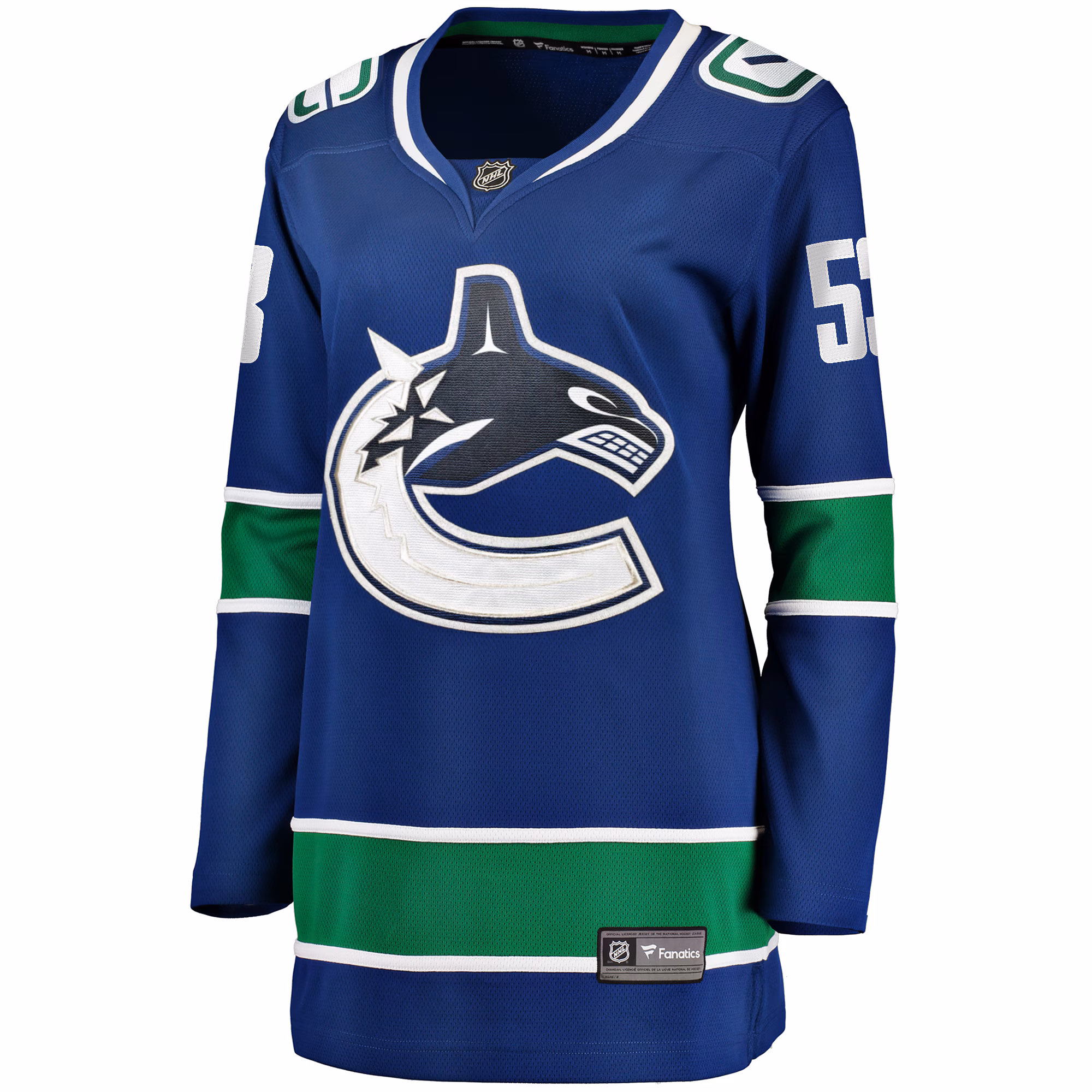 Teddy Blueger Vancouver Canucks Fanatics Women's Home Breakaway Player Jersey - Blue