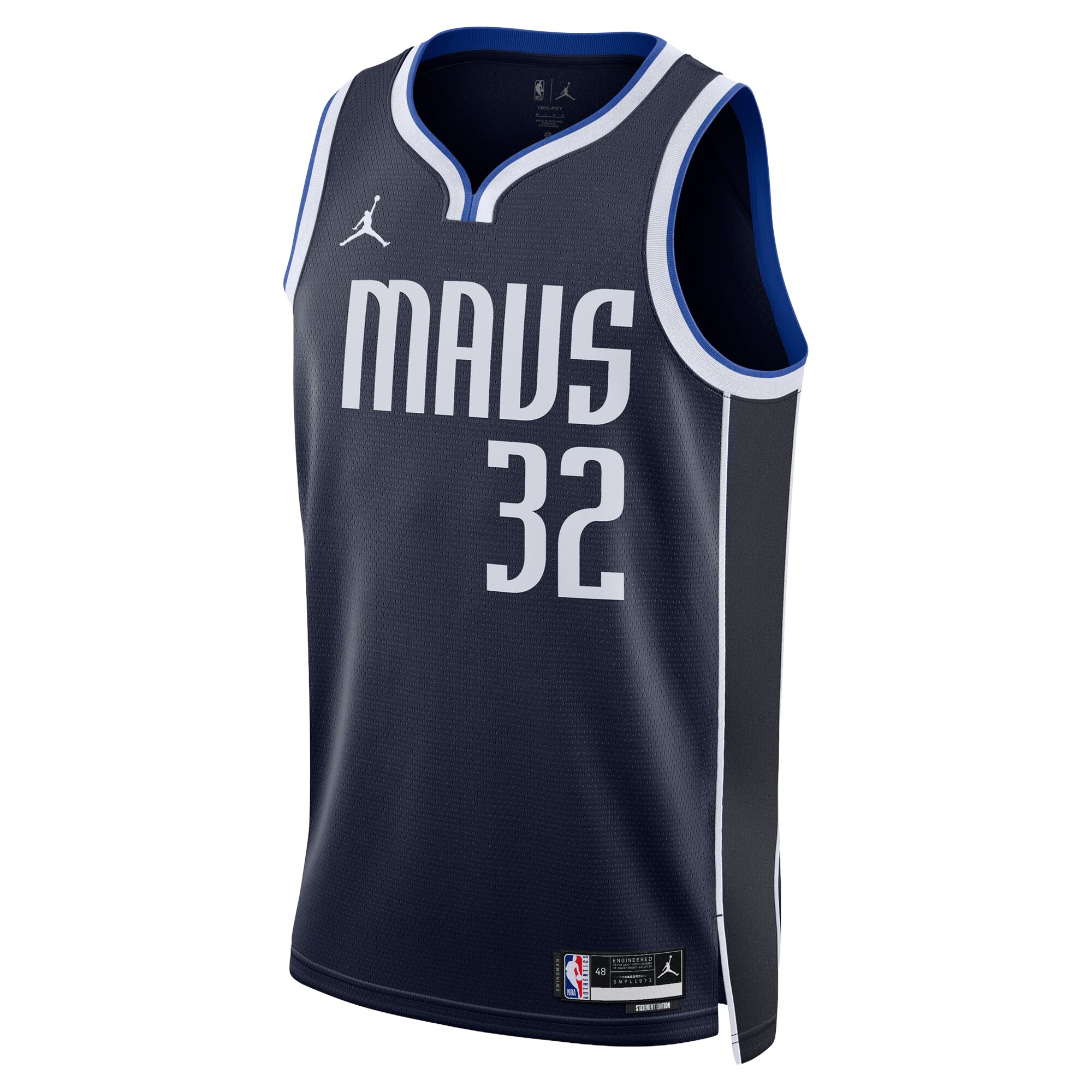 Cooper Flagg Dallas Mavericks Jordan Brand Unisex Swingman Jersey - Navy - Statement Edition
