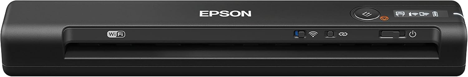 Epson Workforce ES-60W Wireless Portable Sheet-fed Document Scanner for PC and Mac 10.7