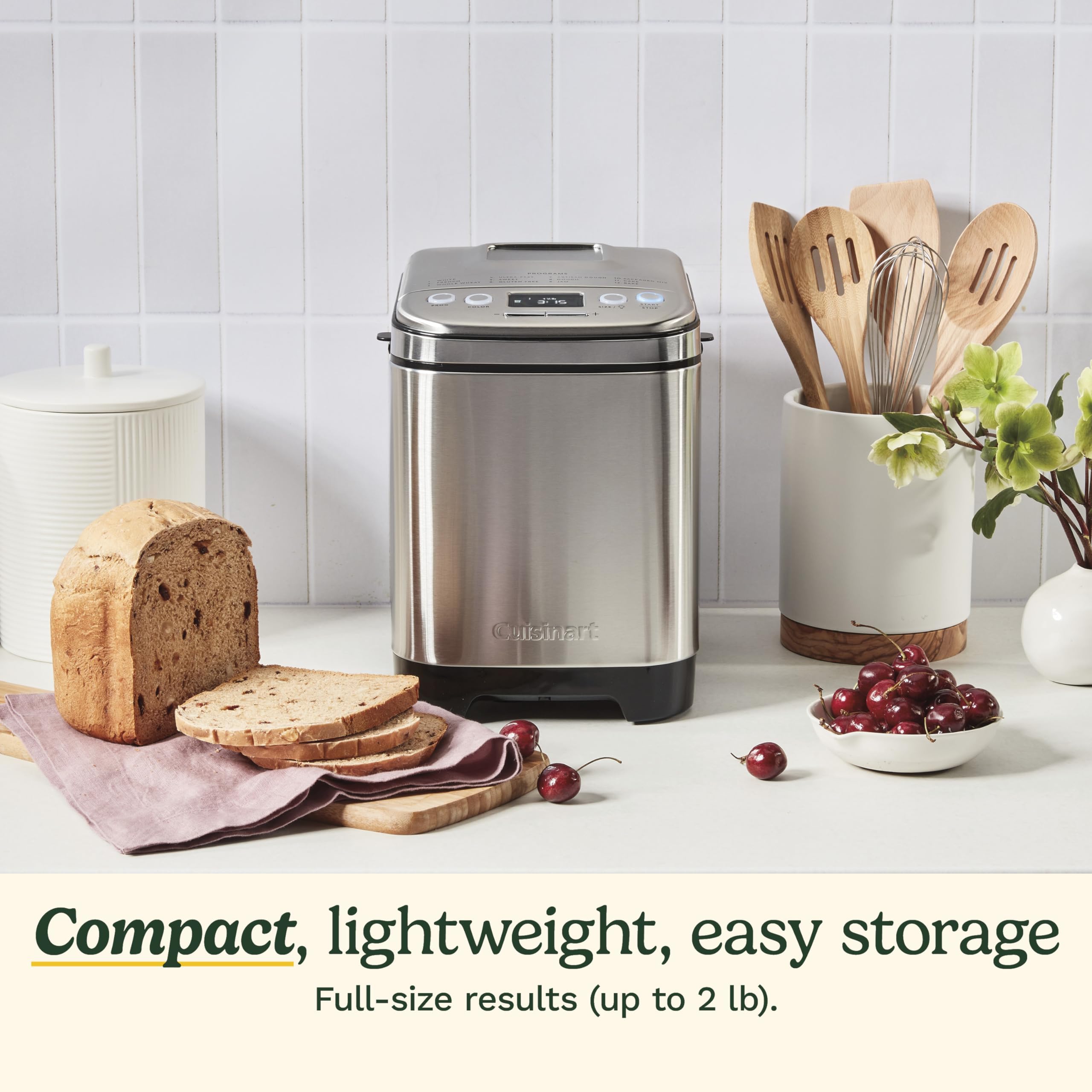 CUISINART Bread Maker Machine - Stainless Steel, 12 Menu Options
