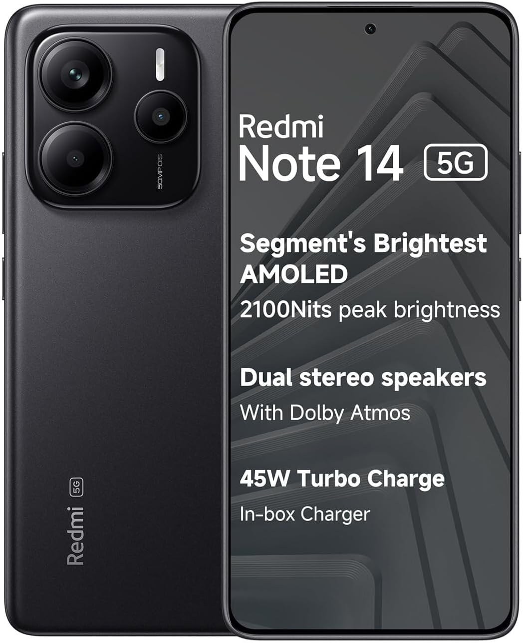 XIAOMI Redmi Note 14 5G + LTE (for Tmobile Mint Tello Global) (256GB + 8GB) 6.67