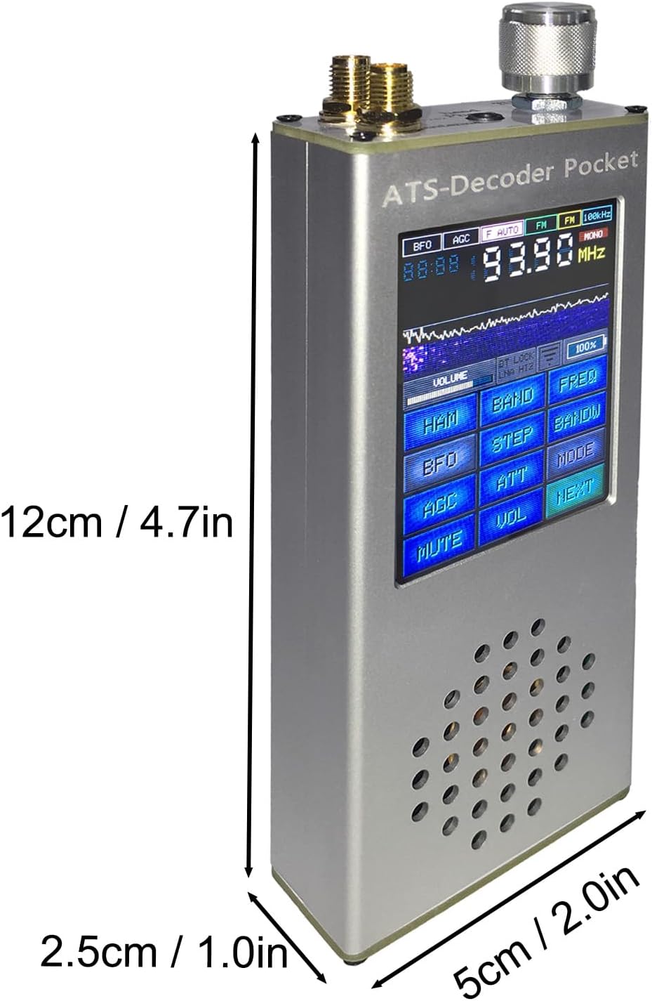 ATS-Decoder Pocket SI4732 Full Band Radio Receiver Portable DSP ATS120 2.4