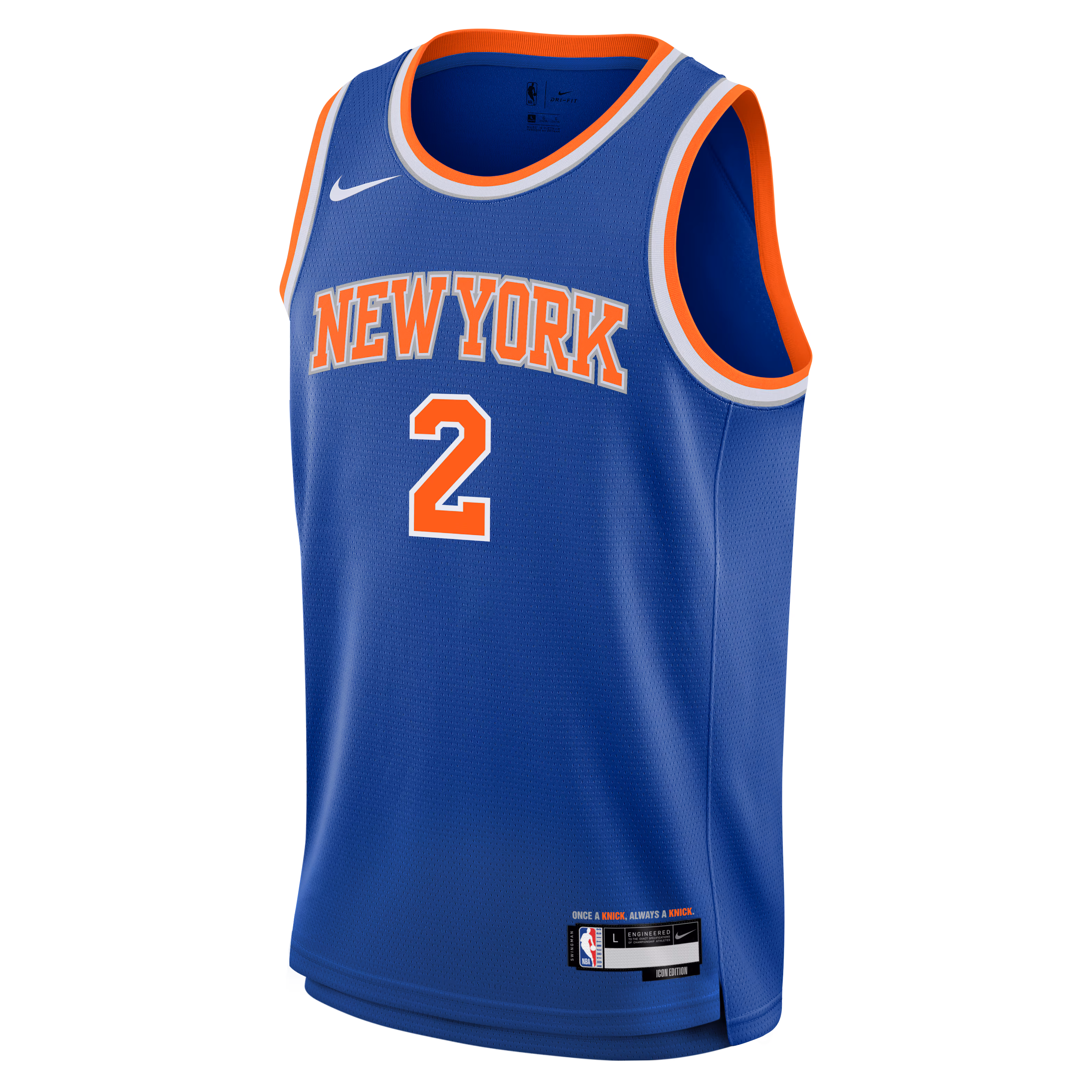 Miles McBride New York Knicks Nike Youth Swingman Jersey - Icon Edition - Blue