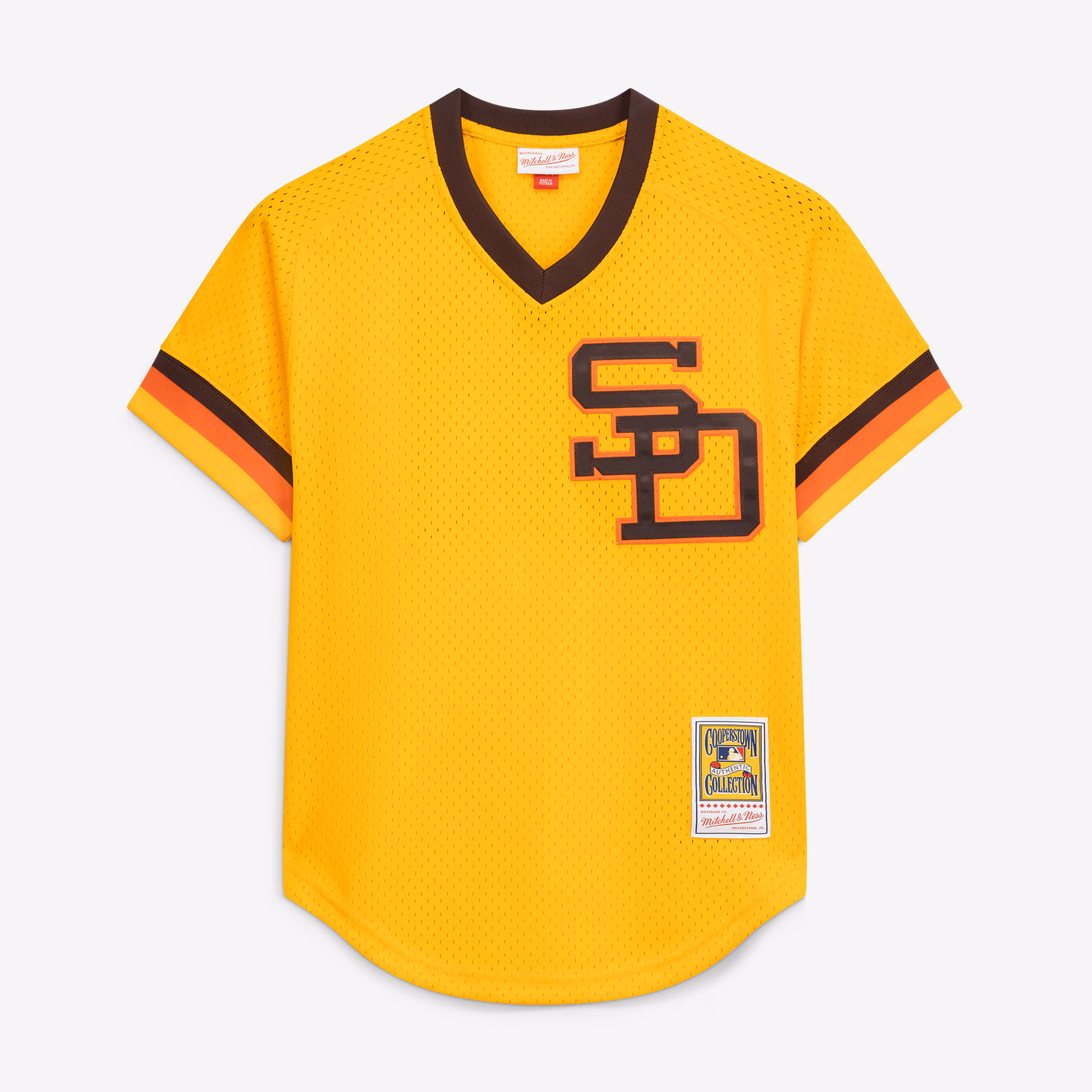 Dave Winfield San Diego Padres Mitchell & Ness Authentic Batting Practice Jersey - Gold