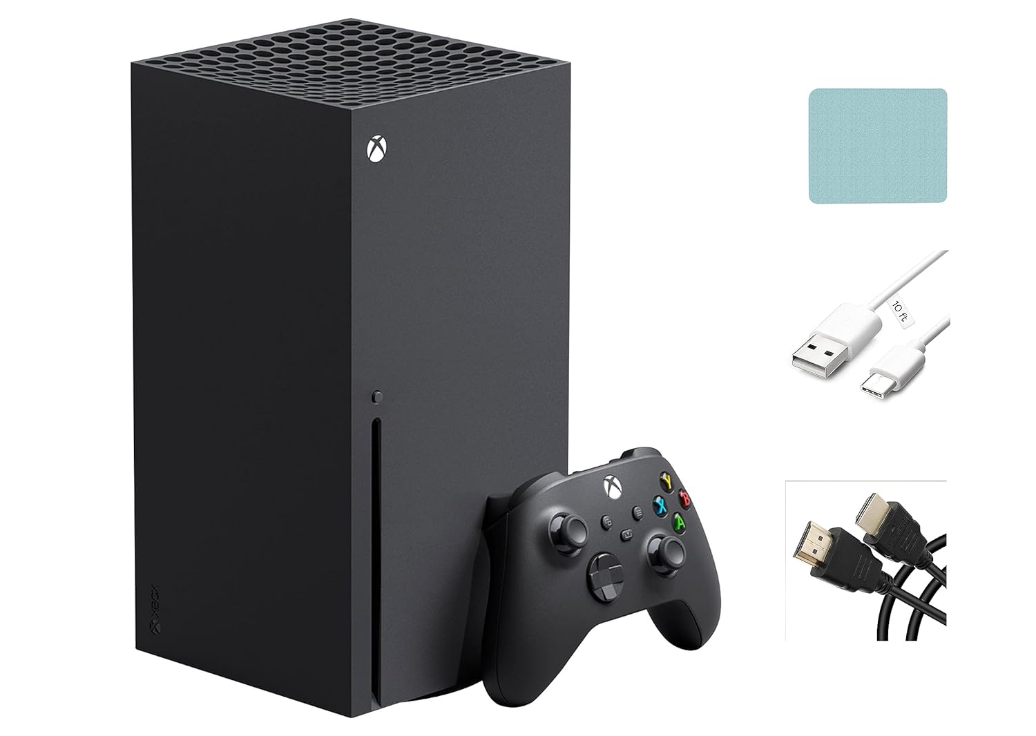 Microsoft Xbox Series X Bundle, 1TB SSD Video Gaming Console with One Xbox Wireless Controller + Accessories (Renewed)