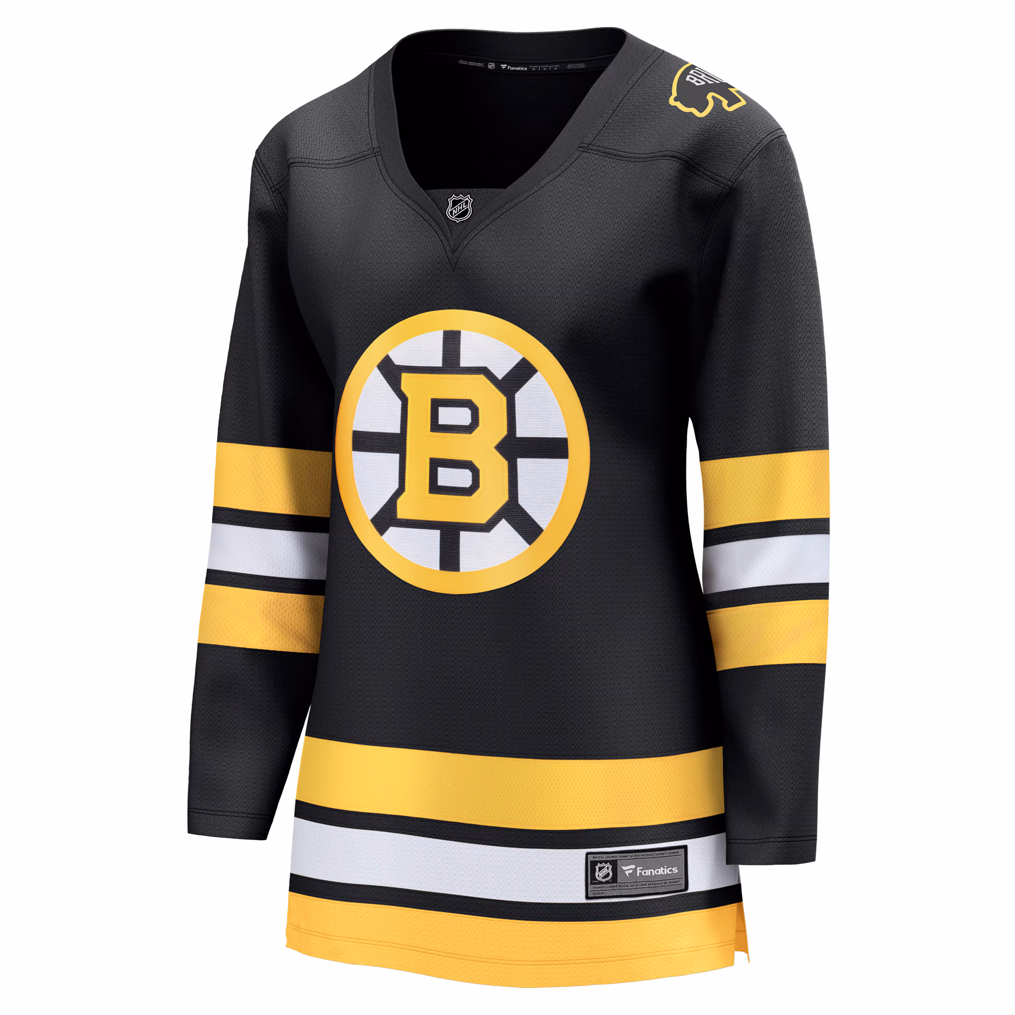Boston Bruins Fanatics Women's Anniversary Home Breakaway Jersey - Black