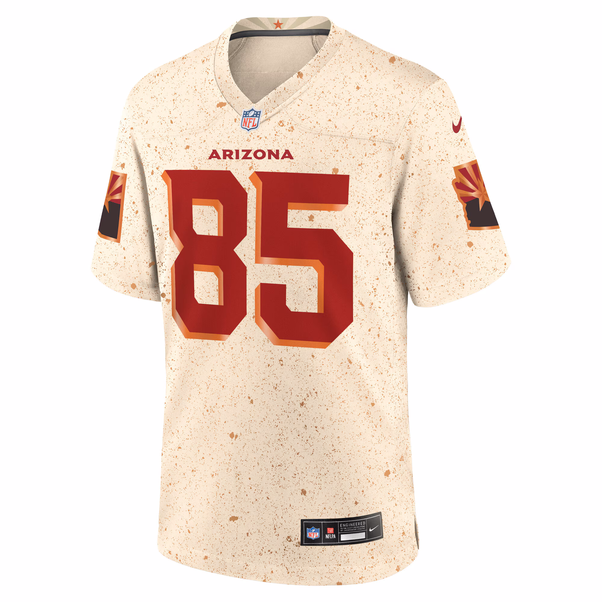 Trey McBride Arizona Cardinals Nike 2025 Rivalries Collection Game Jersey - Natural