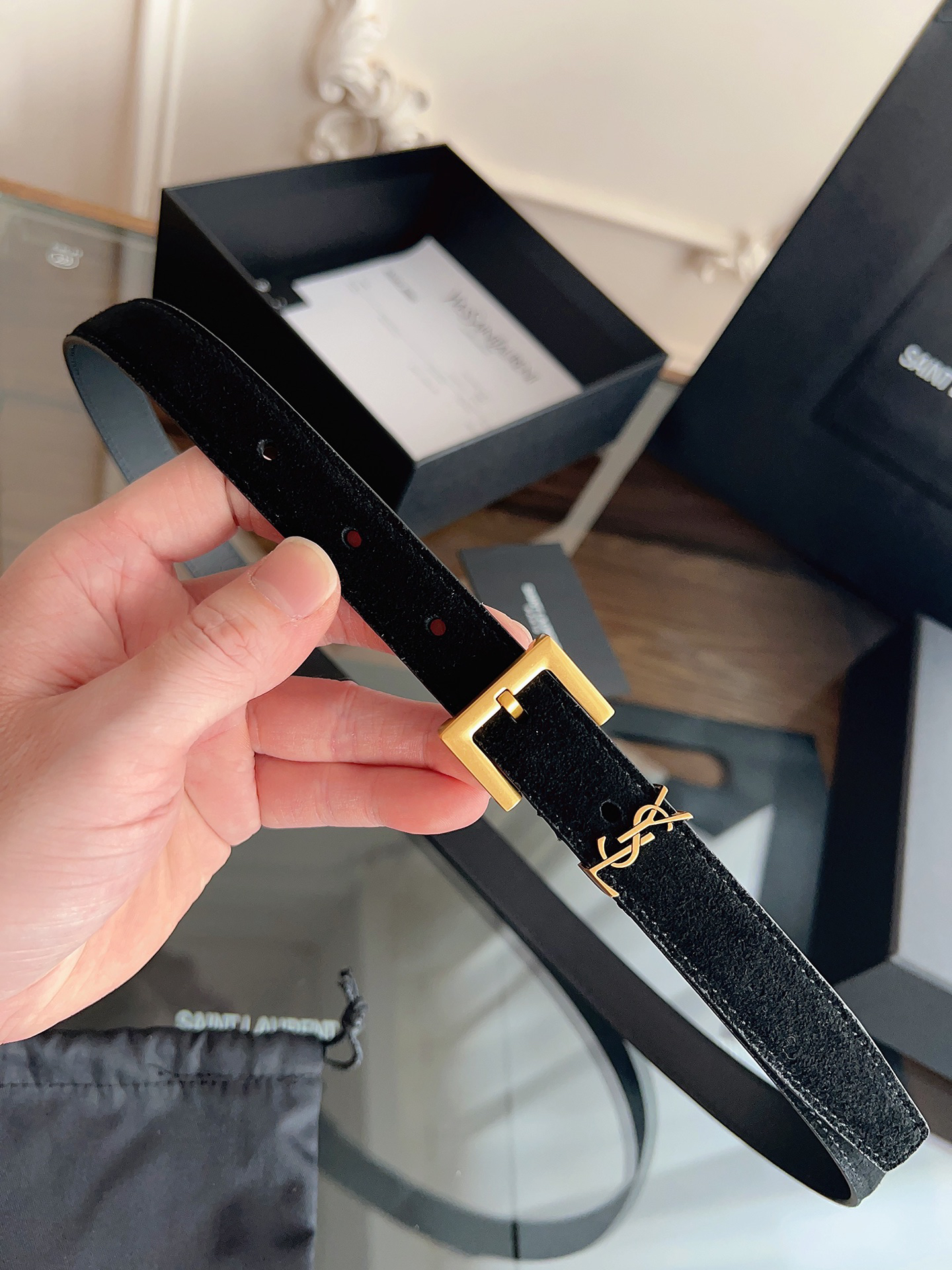 YSL belt-90