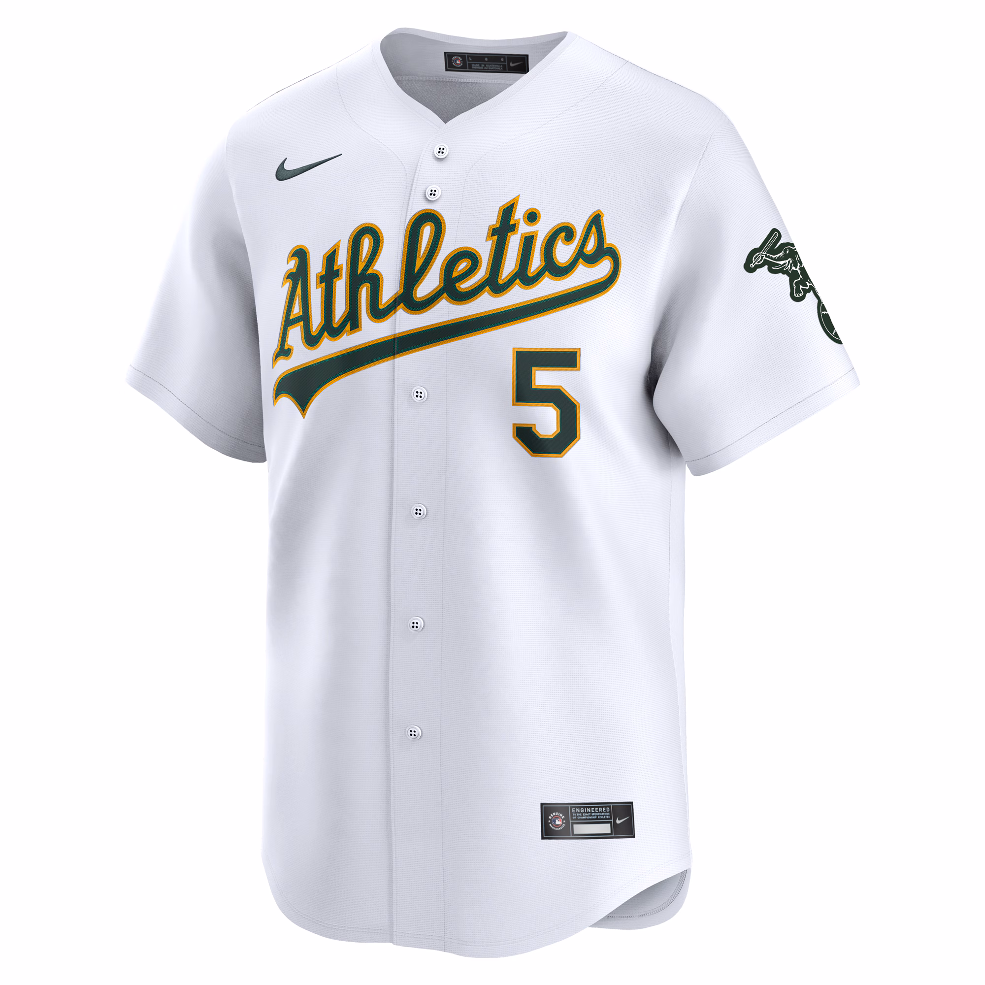 Jacob Wilson Athletics Nike Home Limited Player Jersey - White