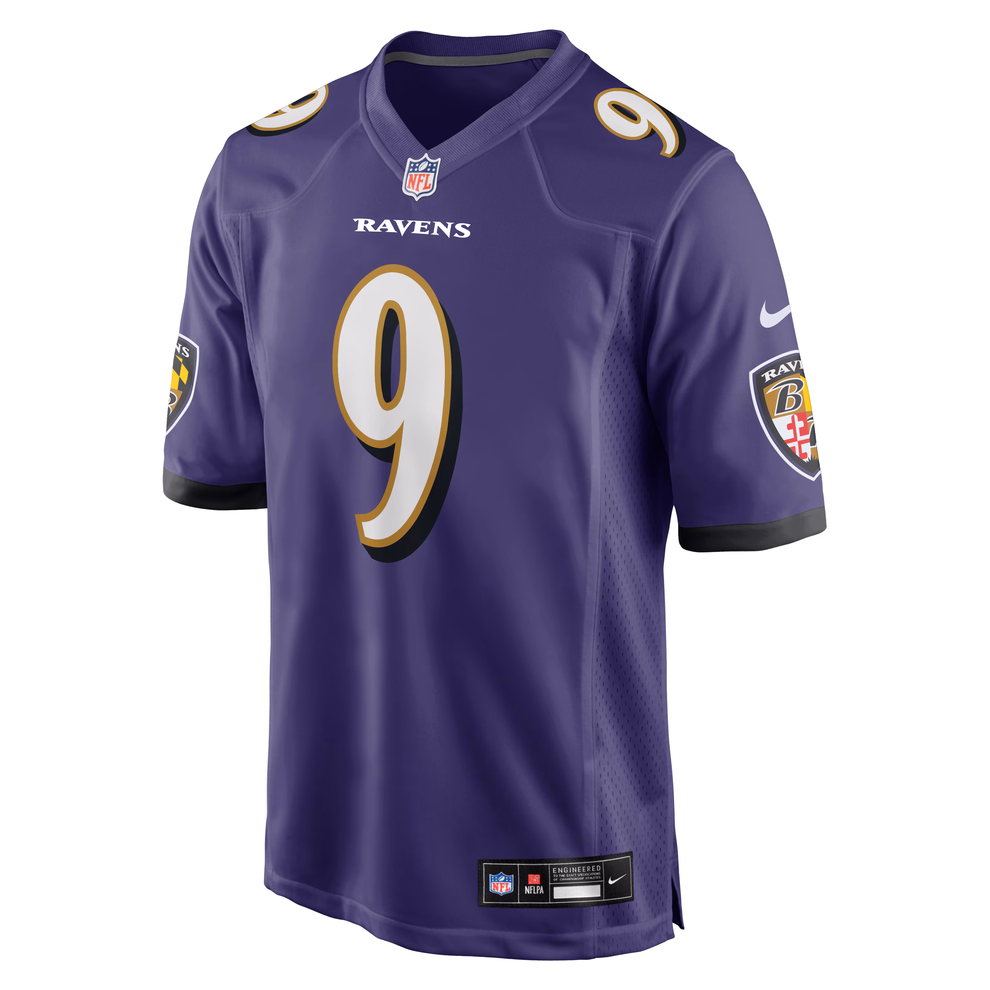 Steve McNair Baltimore Ravens Nike Game Retired Player Jersey - Purple
