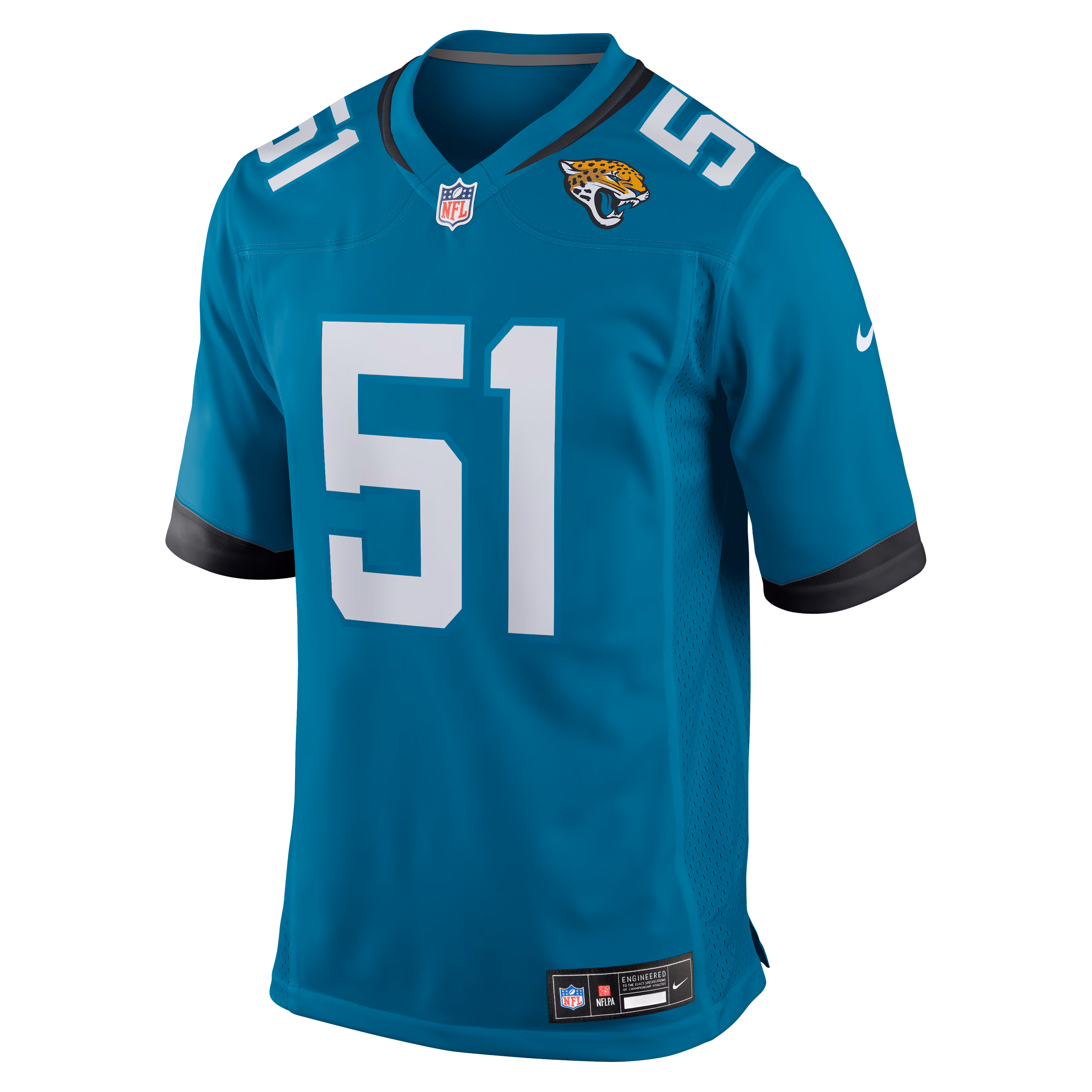 Ventrell Miller Jacksonville Jaguars Nike  Game Jersey -  Teal