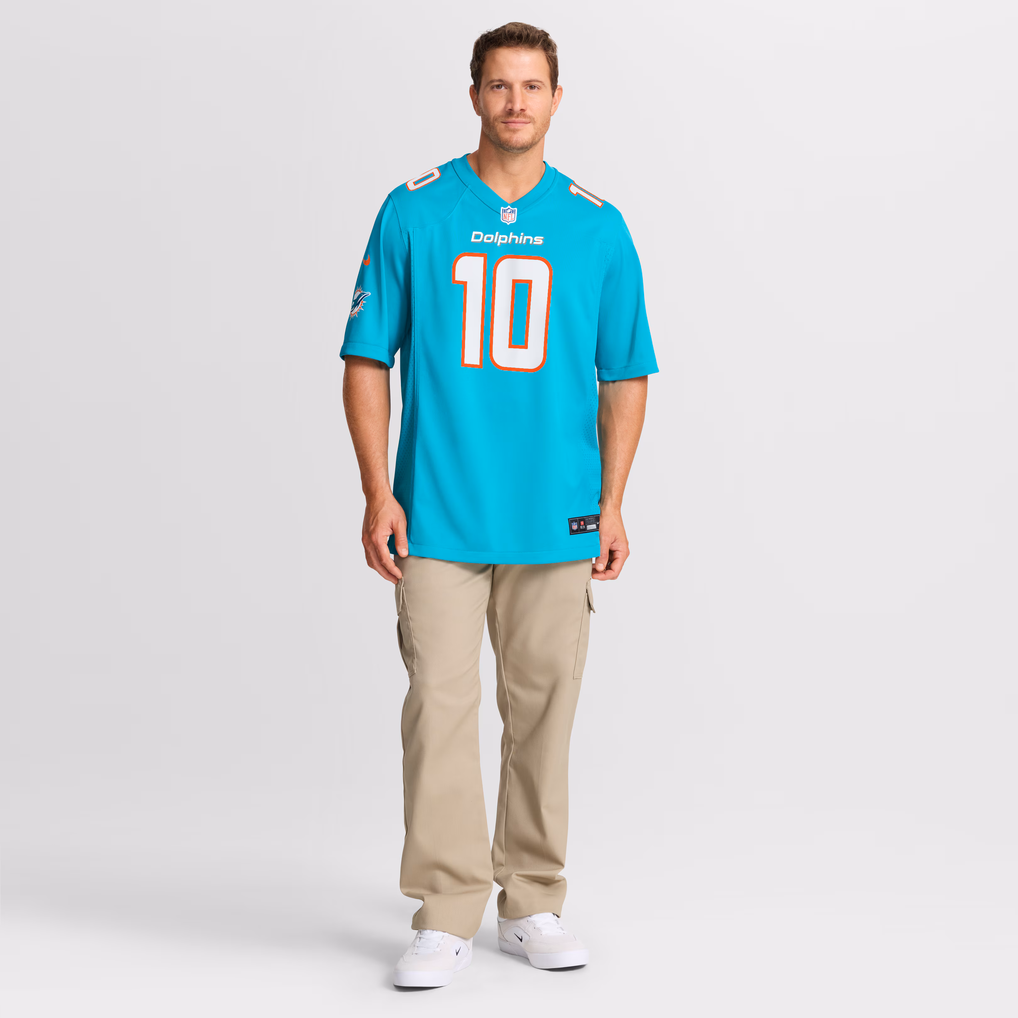Jacob Rodriguez Miami Dolphins Nike Game Jersey - Aqua