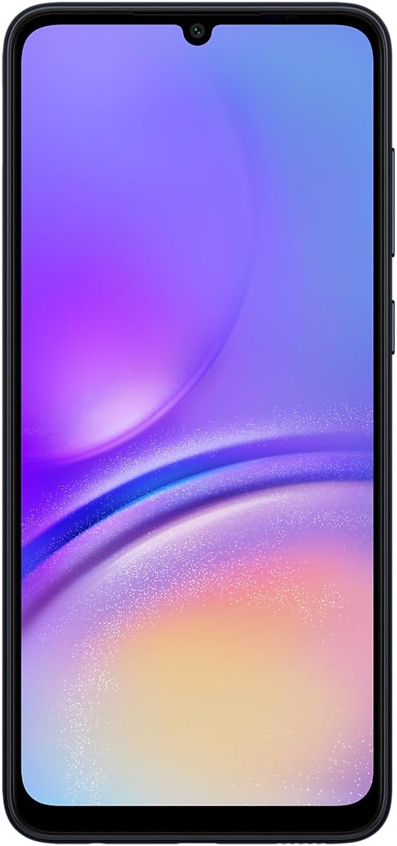 SAMSUNG Galaxy A05 (SM-A055M/DS), 128GB 4GB RAM, Dual SIM, Factory Unlocked GSM, International Version (Wall Charger Bundle) - (Black)