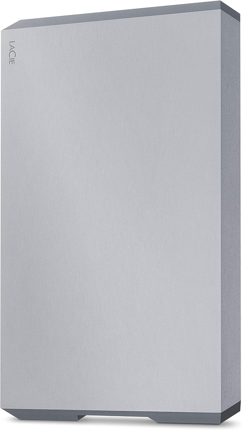 LaCie Mobile Drive 1TB External Hard Drive HDD – Space Gray USB-C USB 3.0, for Mac and PC Computer Desktop Workstation Laptop (STHG1000402)