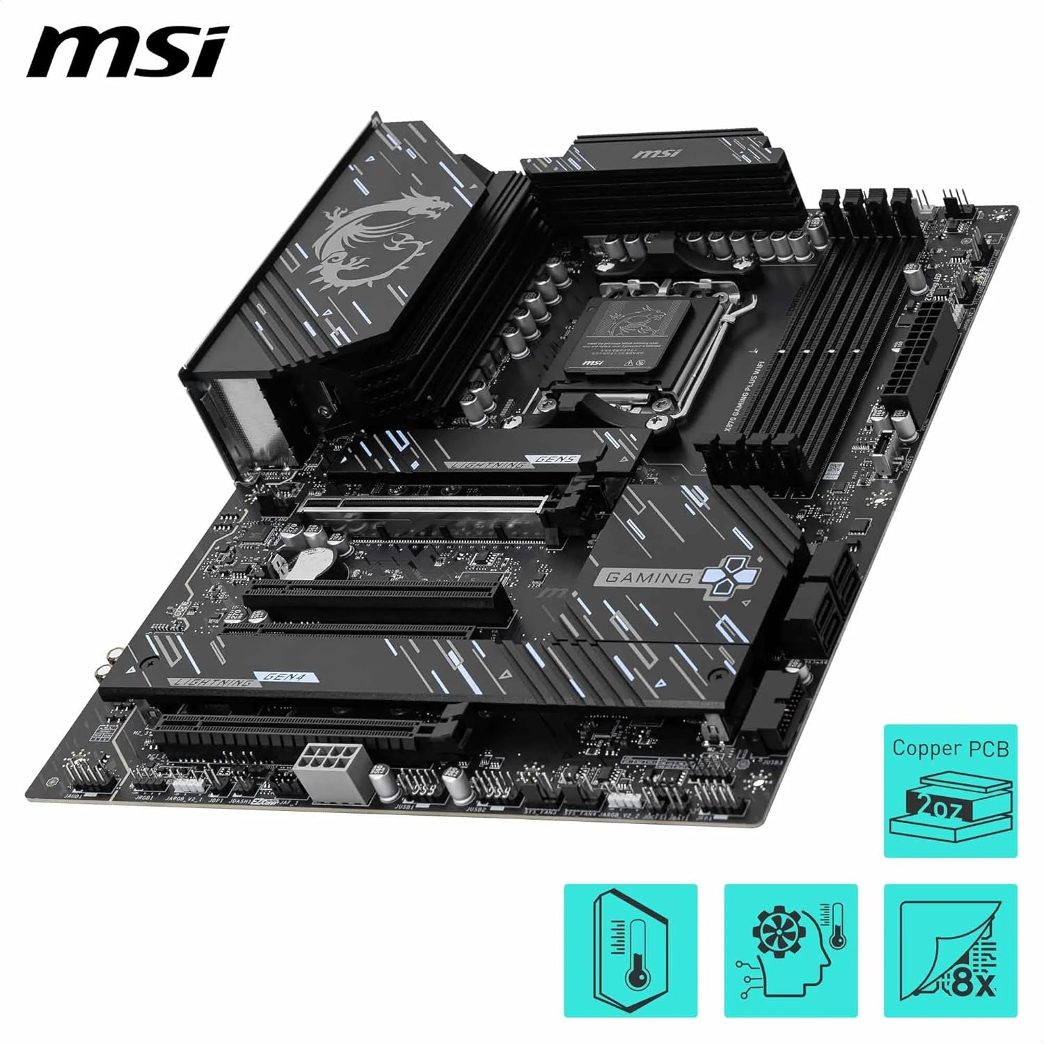 MSI X870 Gaming Plus WiFi Motherboard (Renewed)