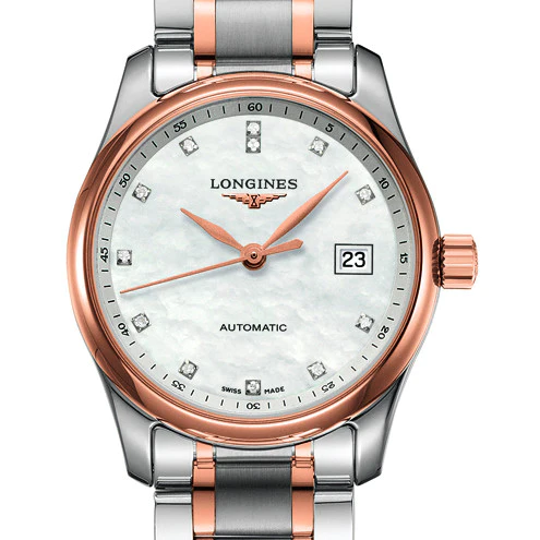 Master 29MM Automatic Mother of Pearl Stainless Steel/Gold Cap 200 L22575897