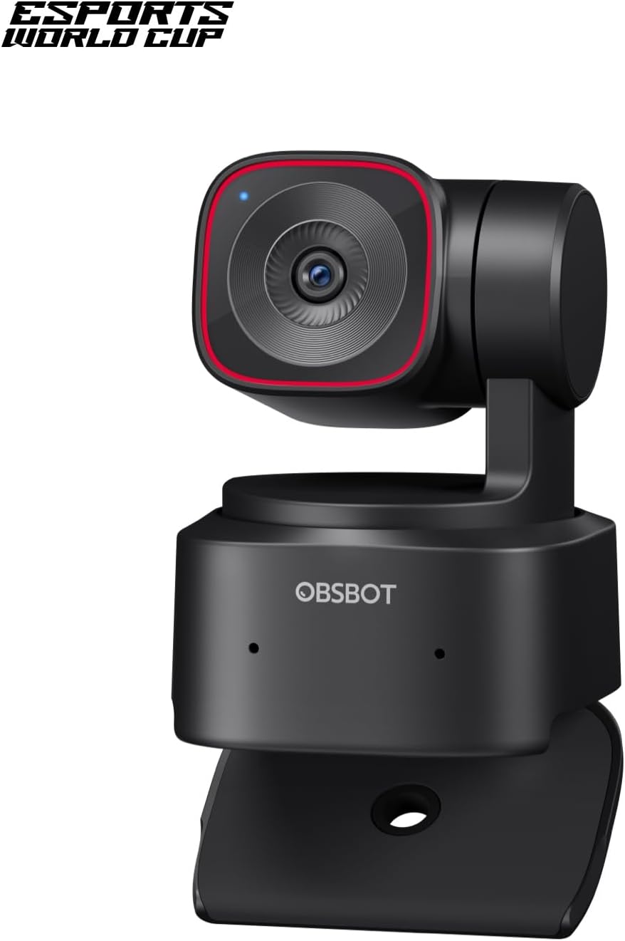 OBSBOT Tiny 2 Lite 4K Webcam for PC, AI Tracking PTZ Streaming Camera with 1/2