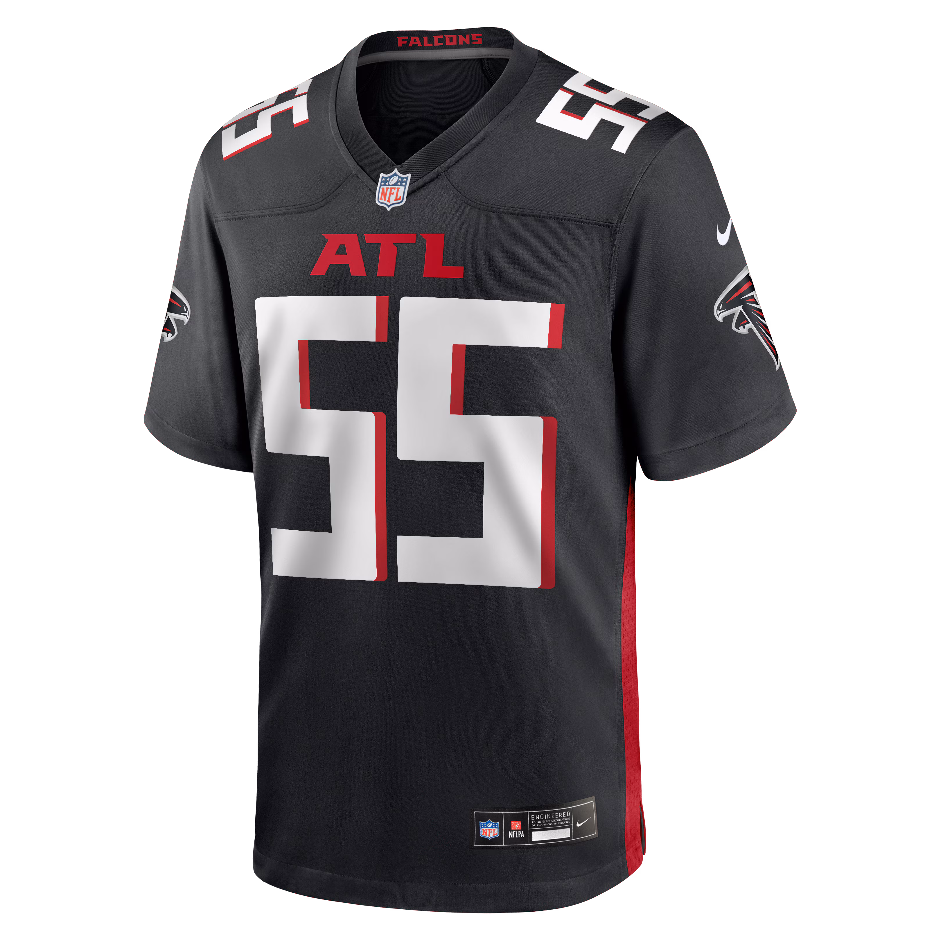 John Abraham Atlanta Falcons Nike Game Retired Player Jersey - Black