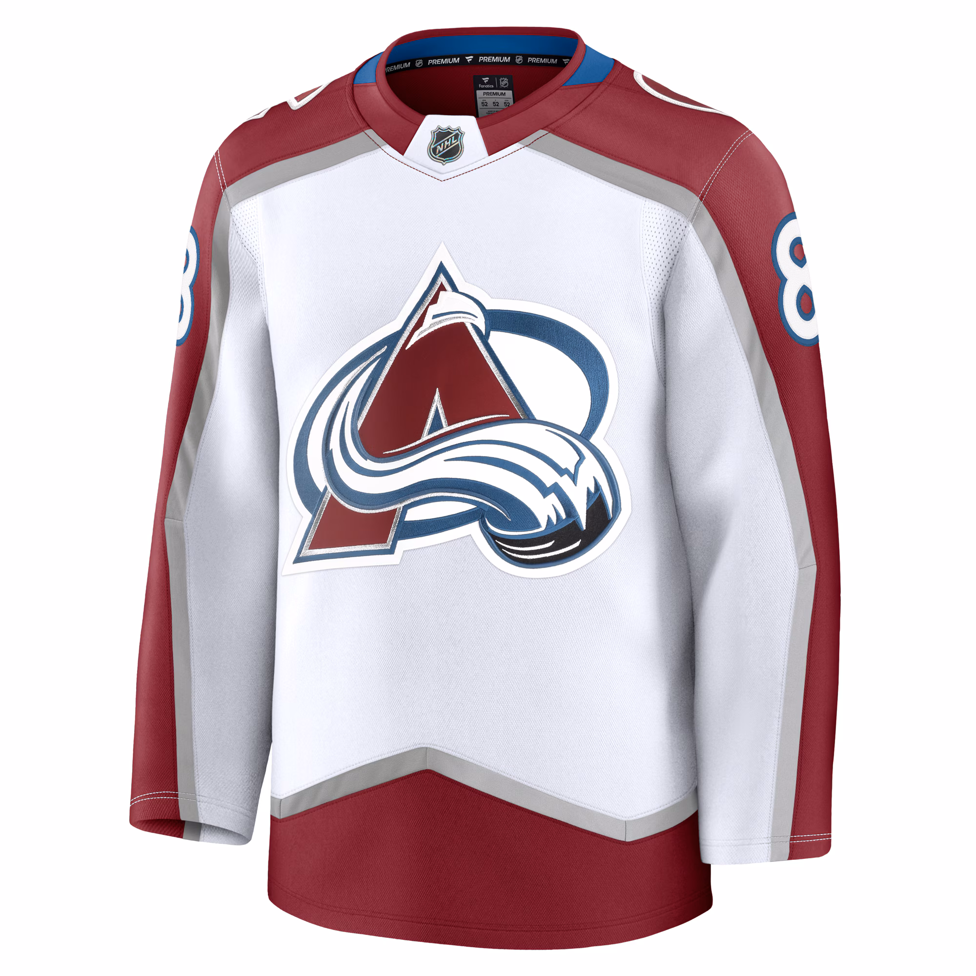 Cale Makar Colorado Avalanche Fanatics Away Premium Jersey - White