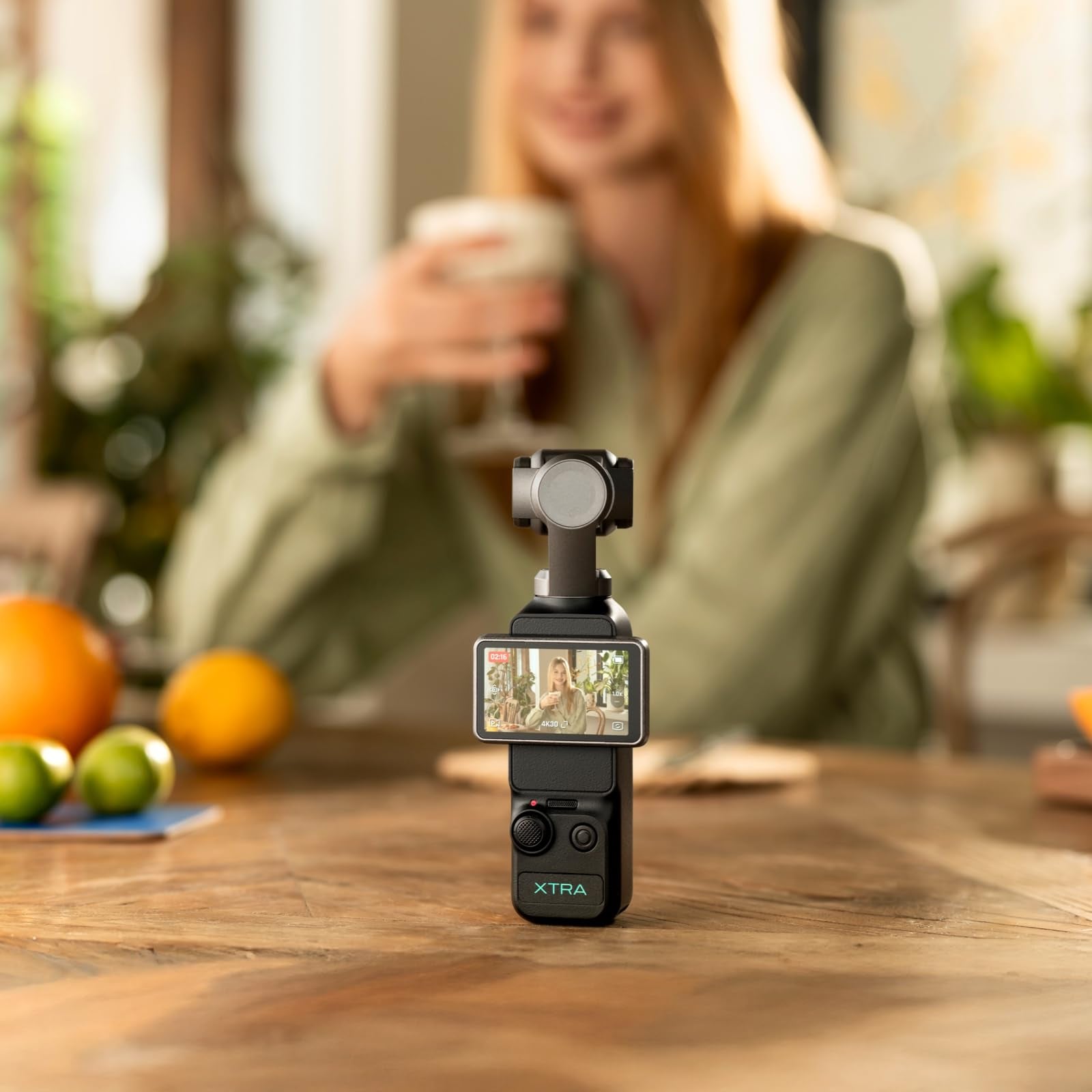XTRA EDGE Xtra Muse Vlogging Camera 4K/120fps with Gimbal