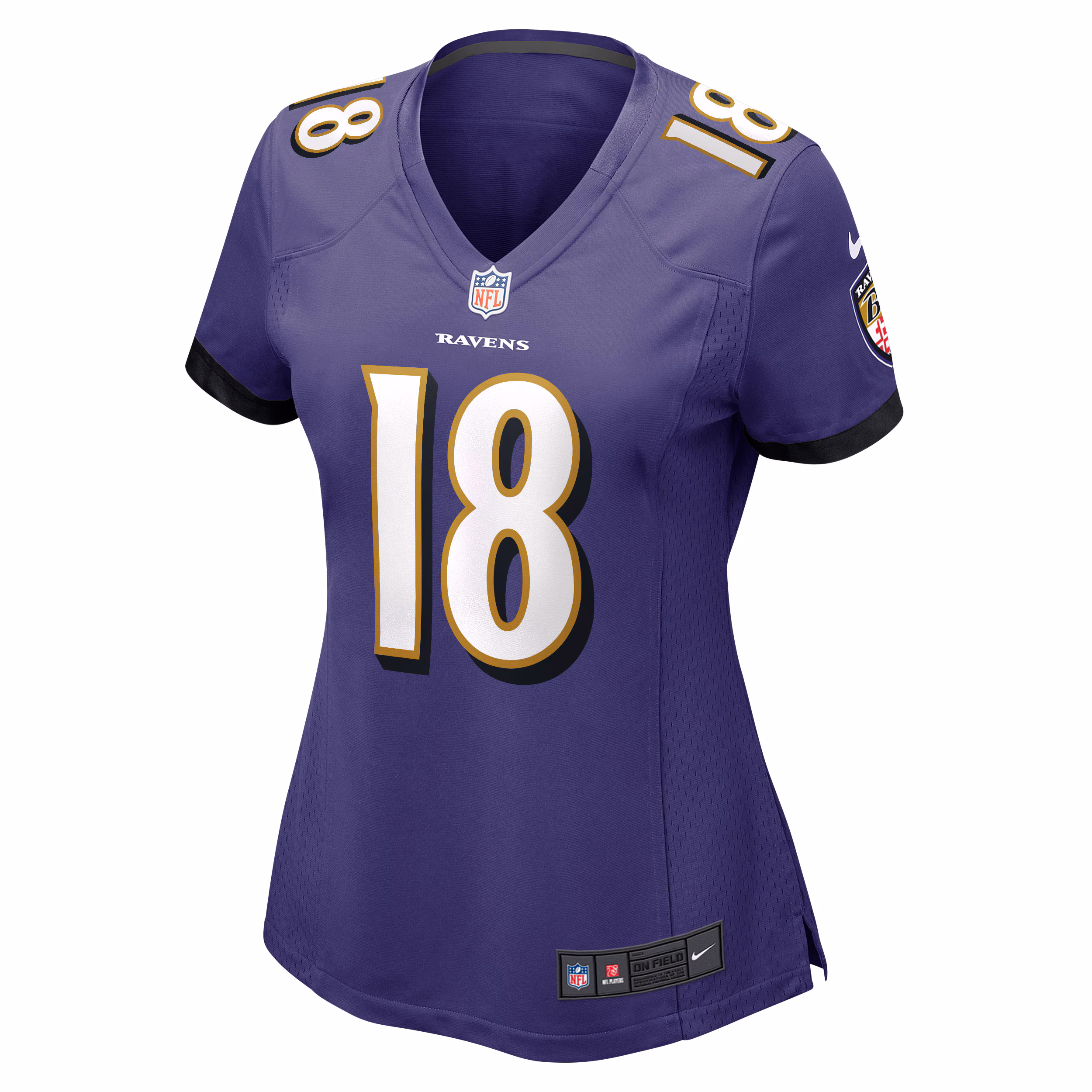 DeAndrew White Baltimore Ravens Nike Women's Game Jersey - Purple