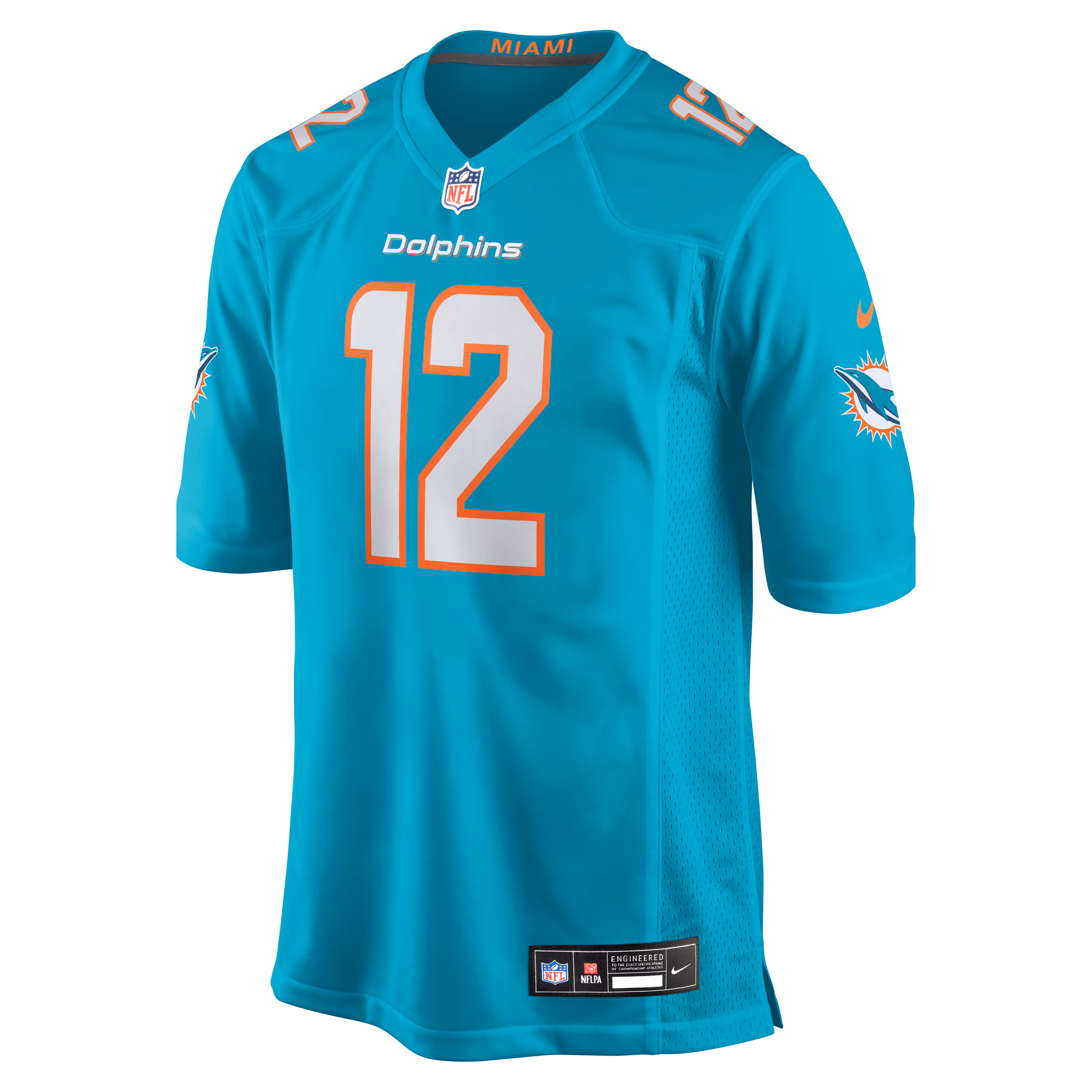 Bob Griese Miami Dolphins Nike Game Retired Player Jersey - Aqua