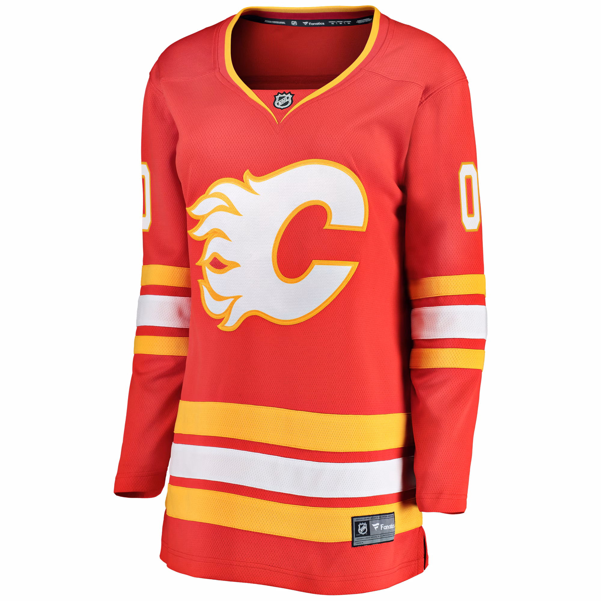 Calgary Flames Fanatics Women's Home Breakaway Custom Jersey - Red