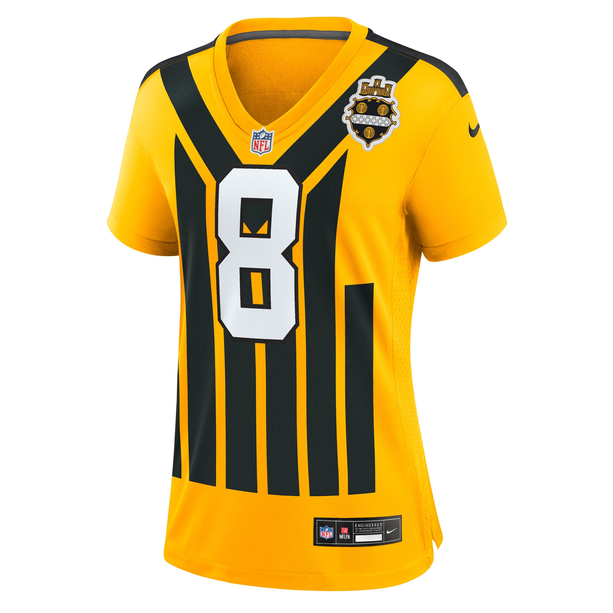 Aaron Rodgers Pittsburgh Steelers Nike Women's Alternate 1933 Throwback Game Jersey - Gold