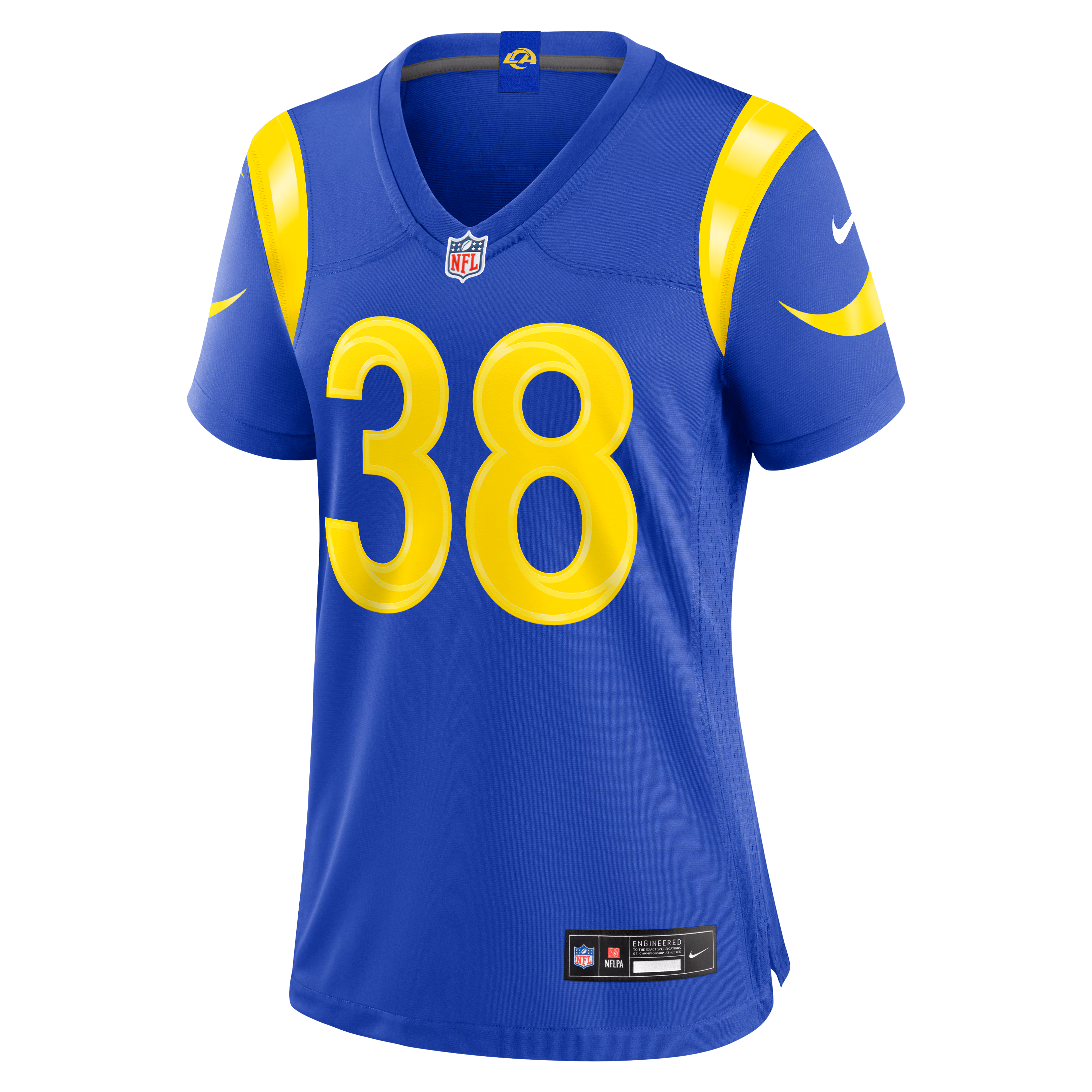 Dan Villari Los Angeles Rams Nike Women's Team Game Jersey -  Royal