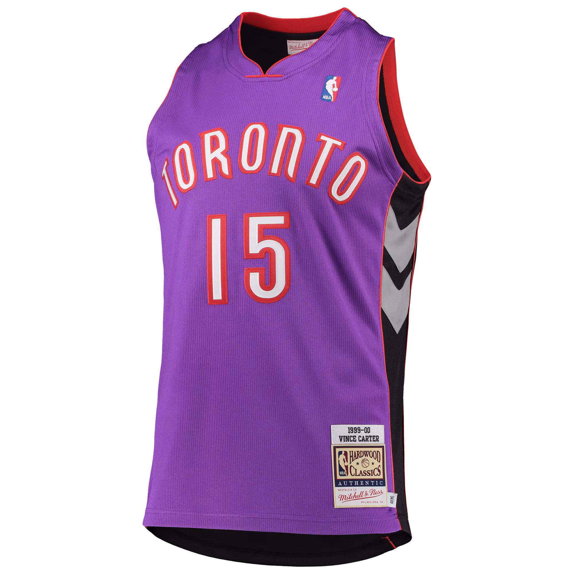 Vince Carter Toronto Raptors Mitchell & Ness 1999/2000 Hardwood Classics Authentic Jersey - Purple
