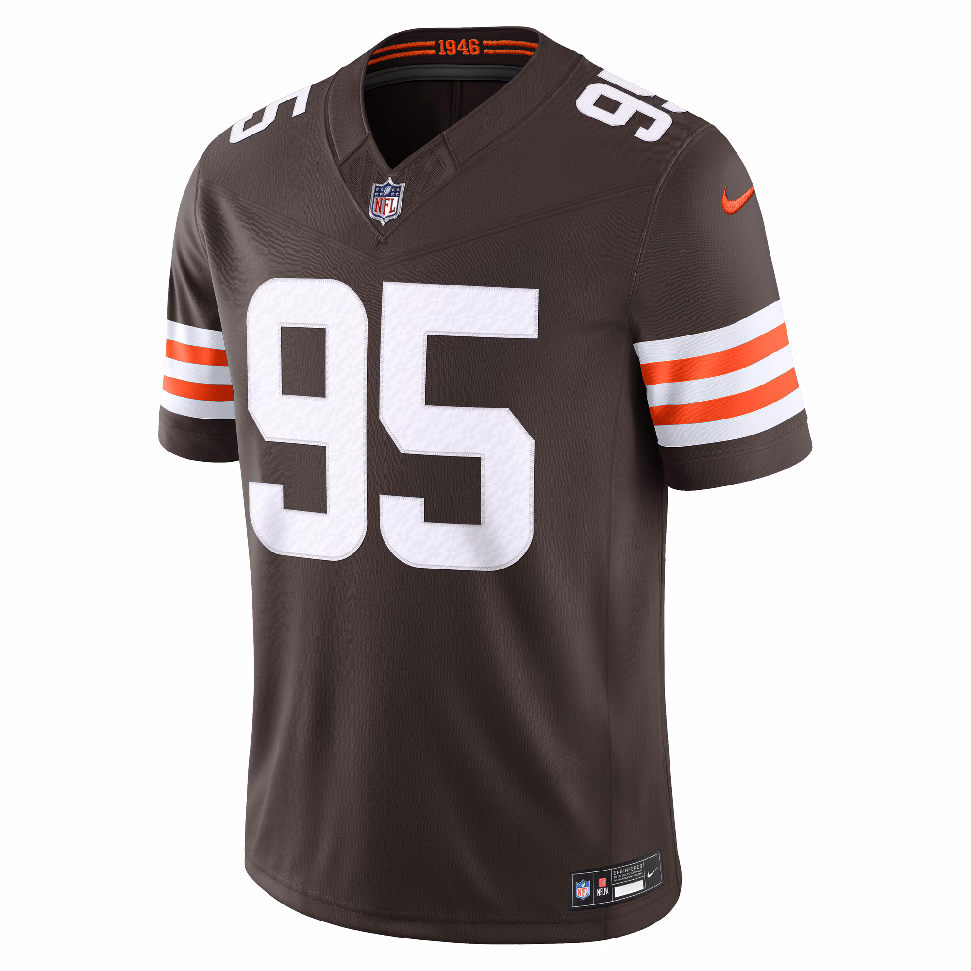 Myles Garrett Cleveland Browns Nike Vapor F.U.S.E. Stitched Limited Jersey - Brown