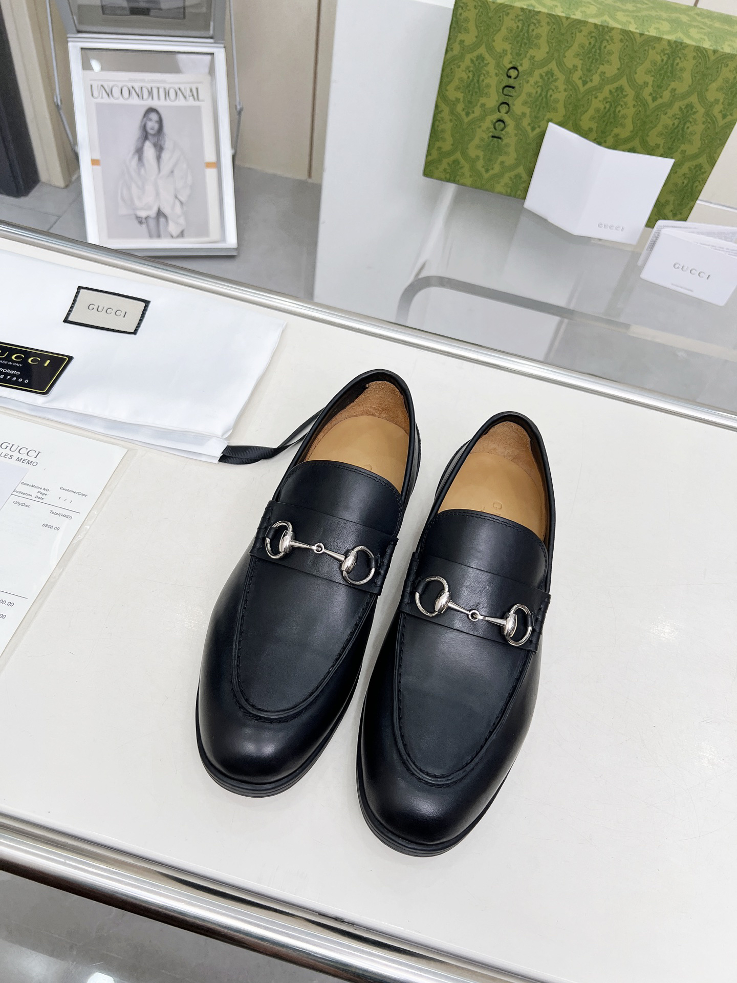 Gucci women's leather shoes-56