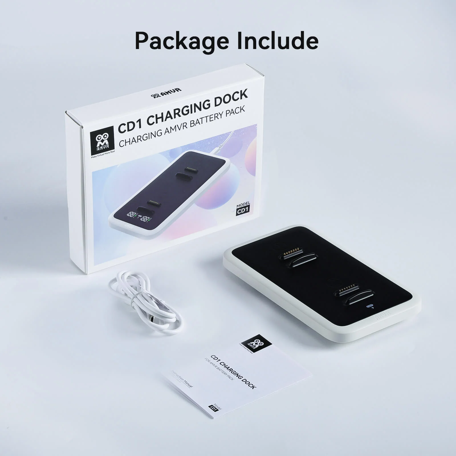 CD1 Dual-Slot Magnetic Charging Dock