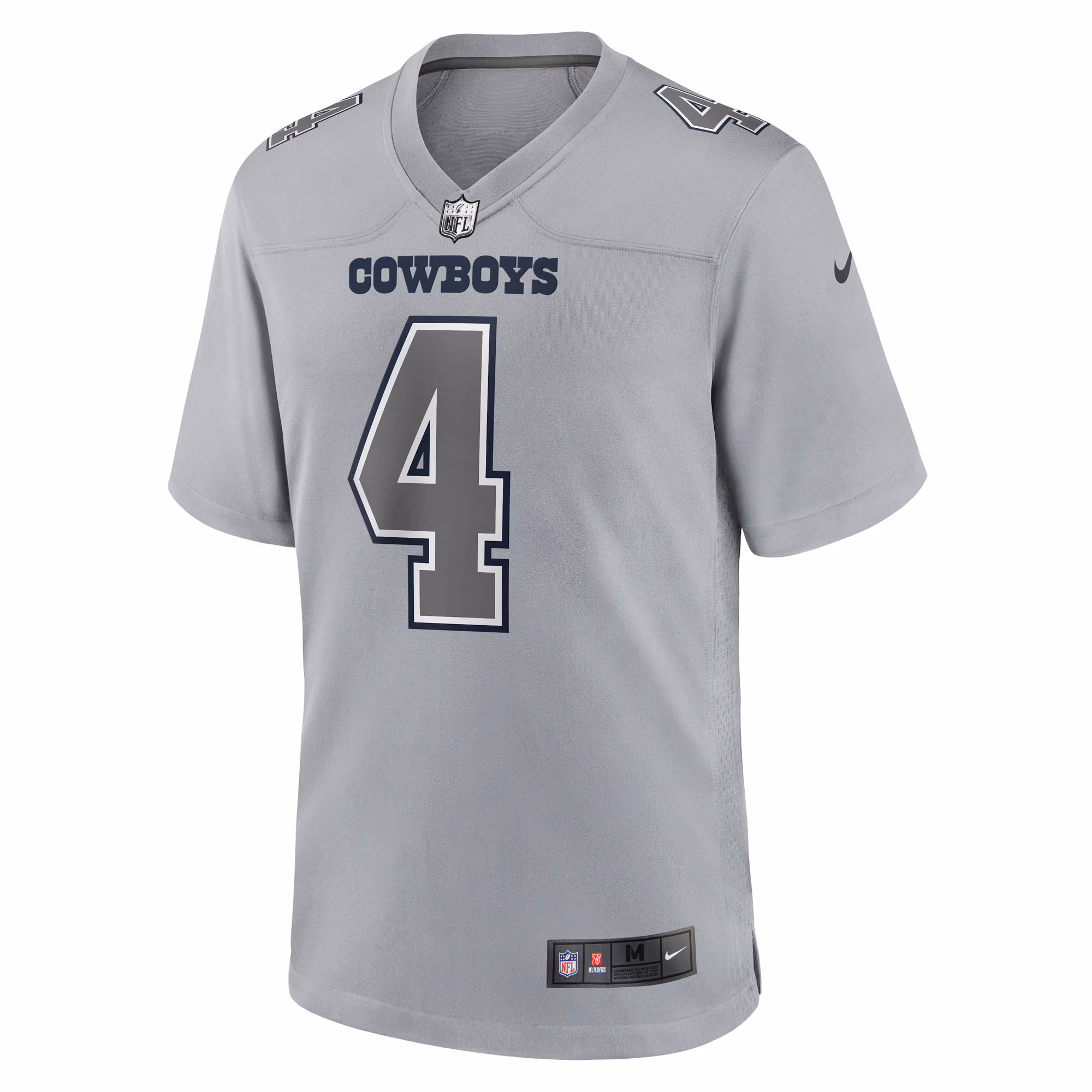 Dak Prescott Dallas Cowboys Nike Atmosphere Fashion Game Jersey - Gray