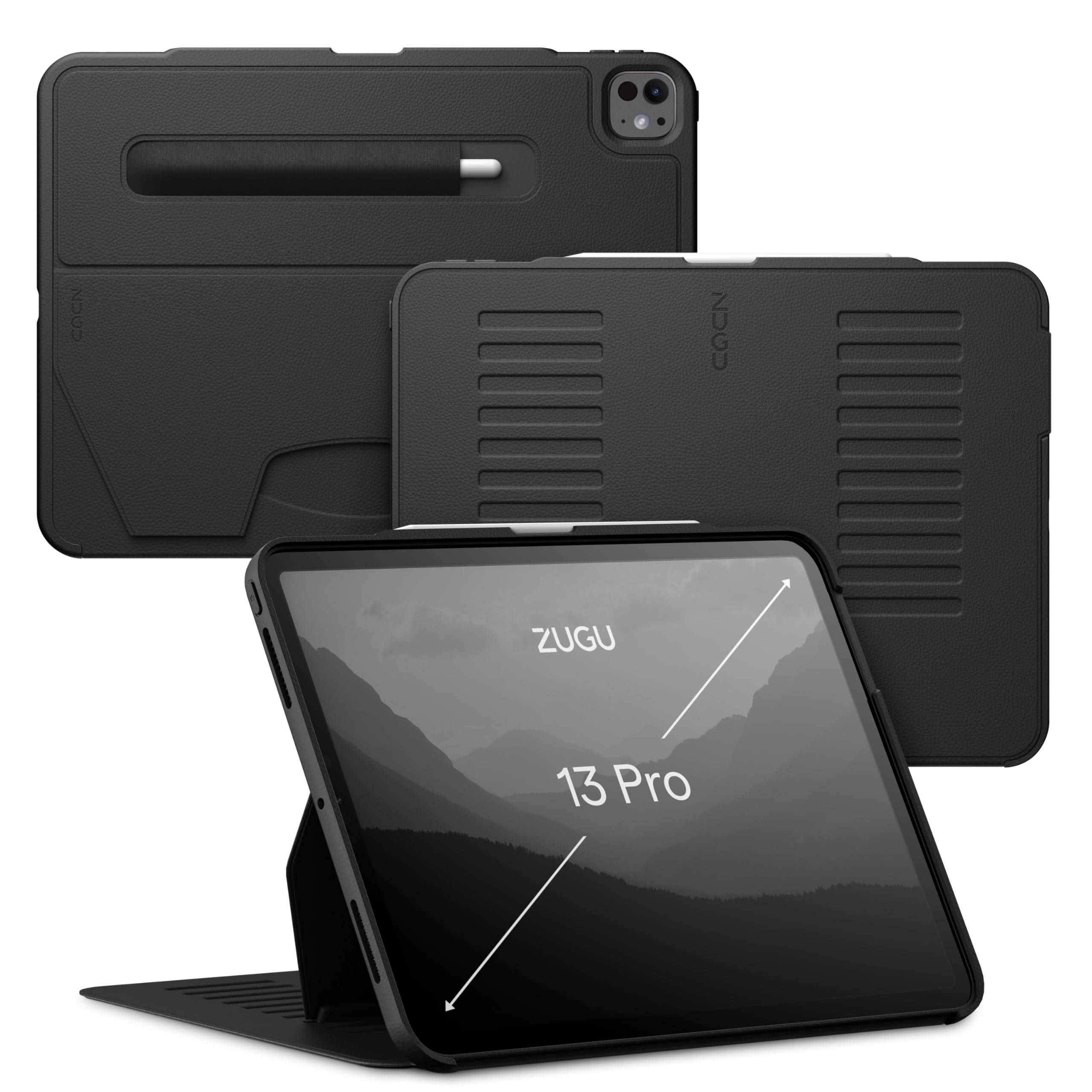 ZUGU CASE iPad Pro 13 Slim Protective Cover with Pencil Holder