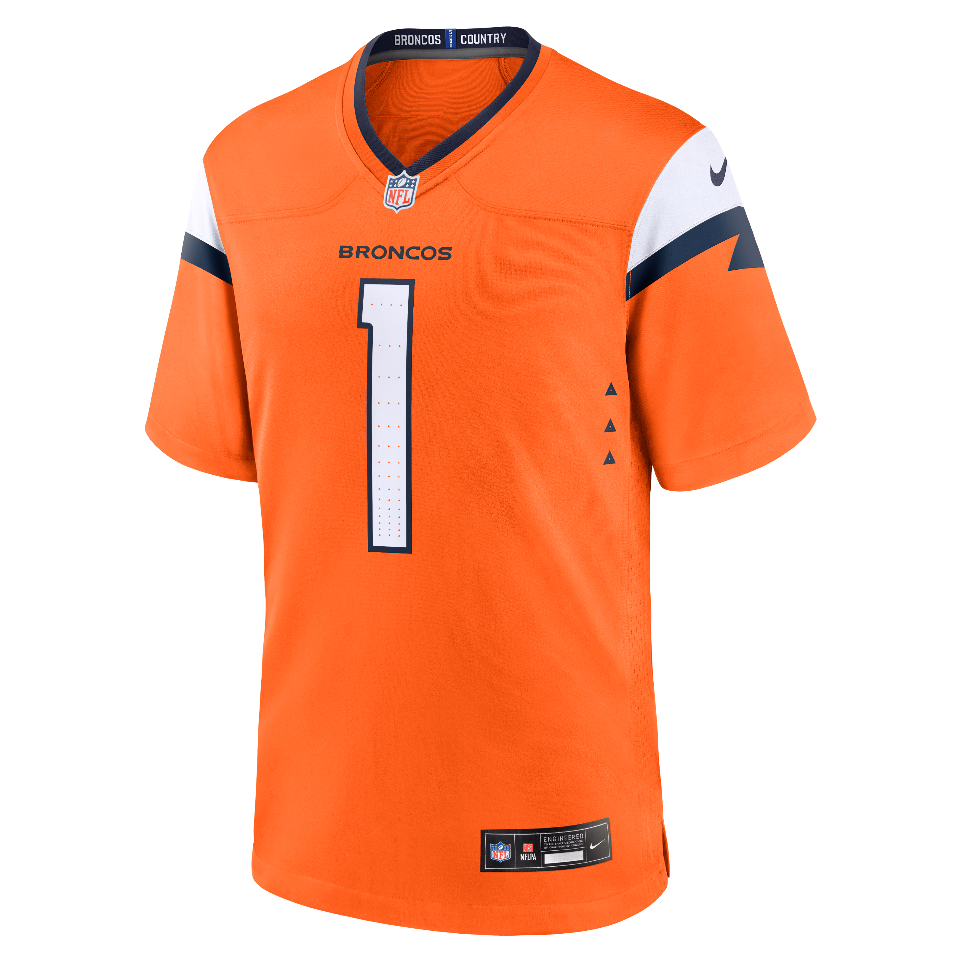 Evan Engram Denver Broncos Nike Team Game Jersey -  Orange