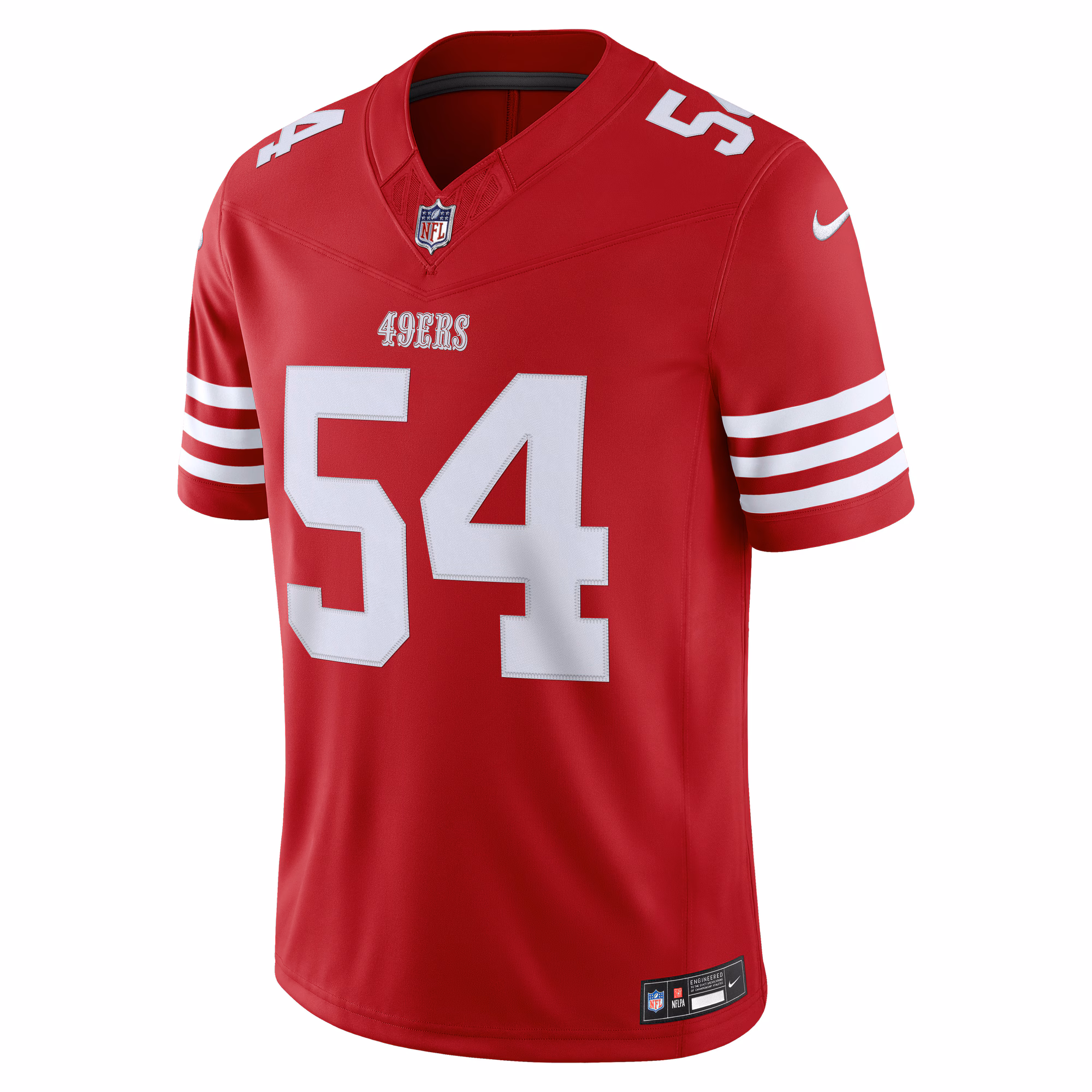 Fred Warner San Francisco 49ers Nike Vapor F.U.S.E. Stitched Limited Jersey - Scarlet