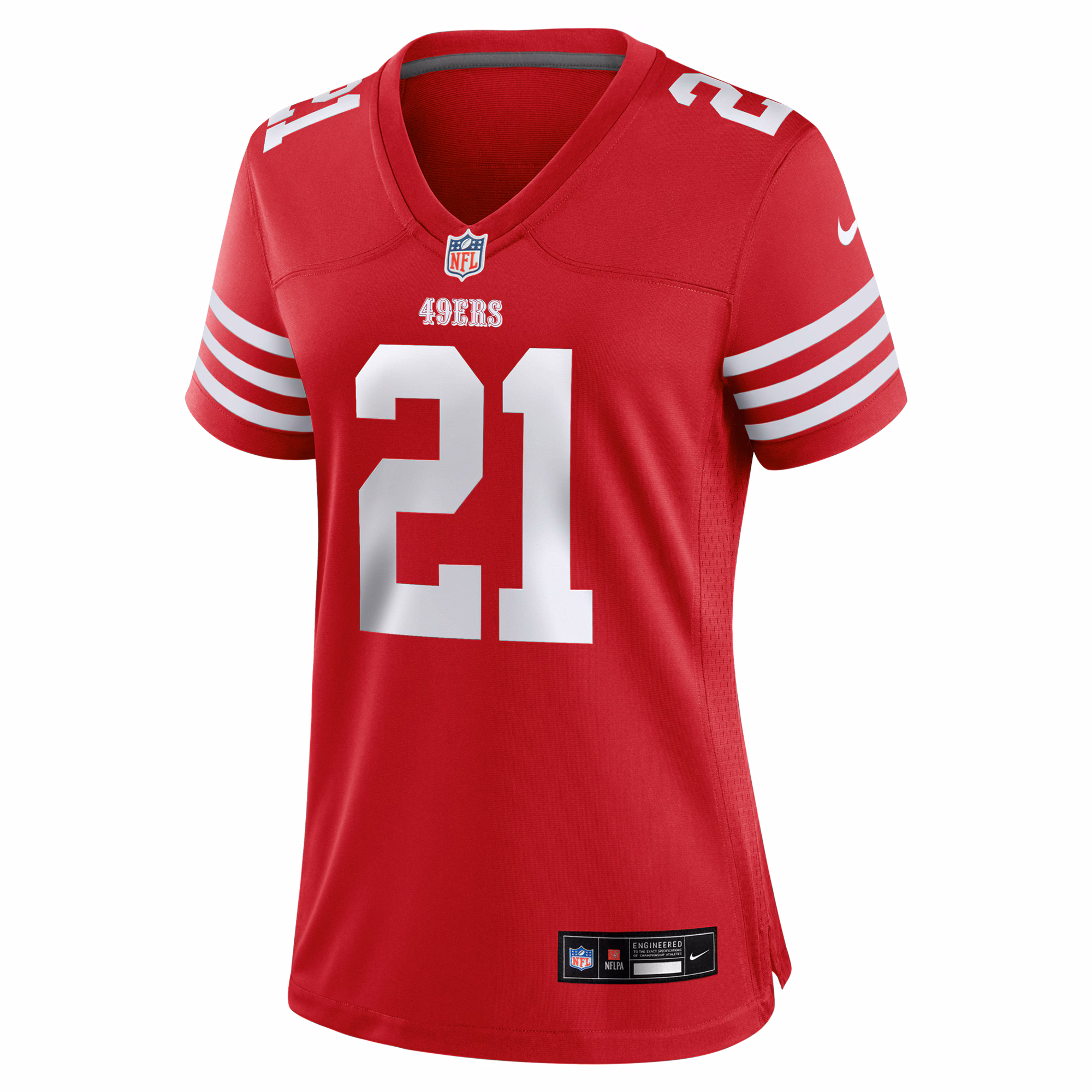Deion Sanders San Francisco 49ers Nike Women's Retired Player Game Jersey - Scarlet