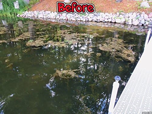 Weeds Muck Silt Gone! Lake Weed Removal Tool. Long Reach 20ft Handle System with Stainless Steel Blades.