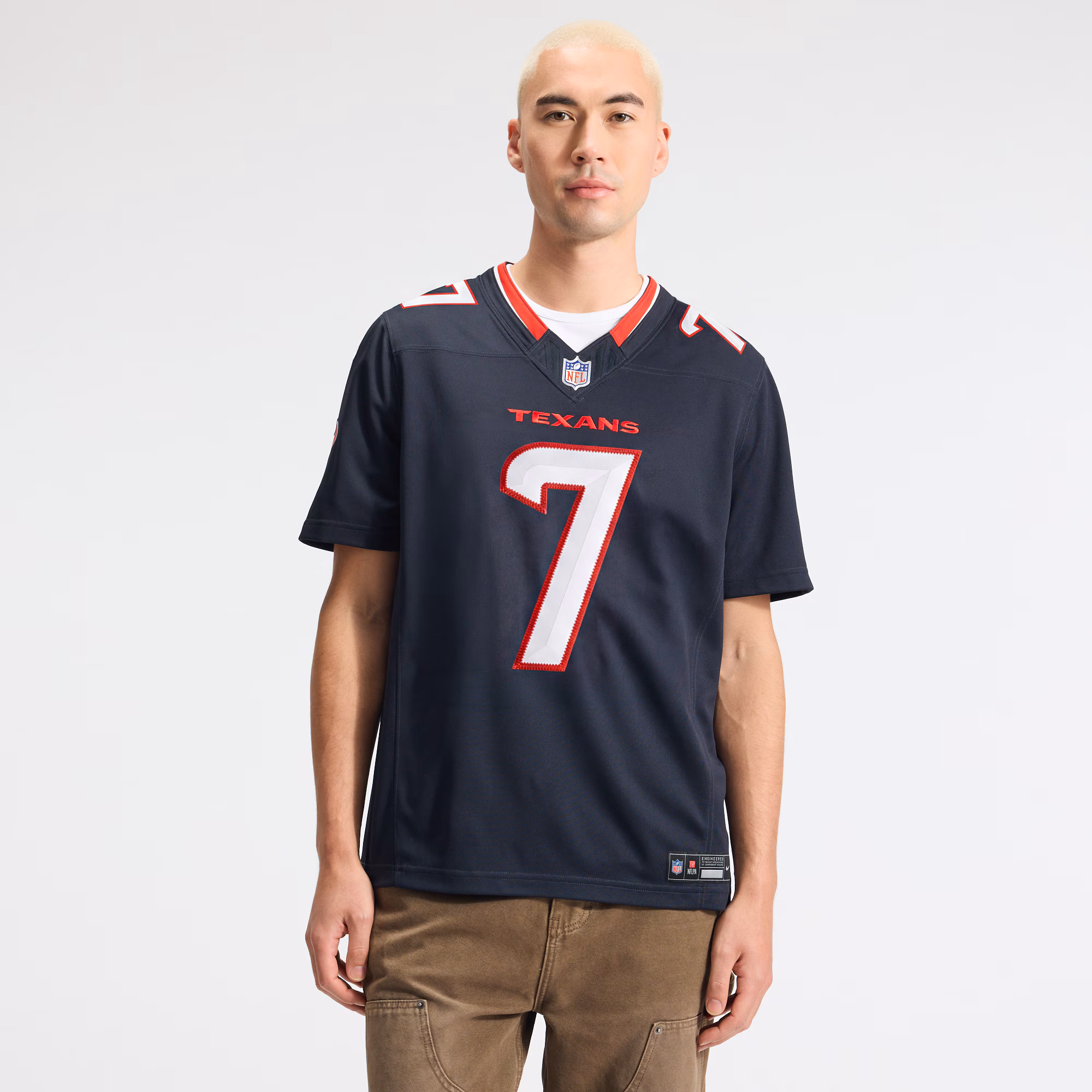 C.J. Stroud Houston Texans Nike Vapor F.U.S.E. Stitched Limited Jersey - Navy