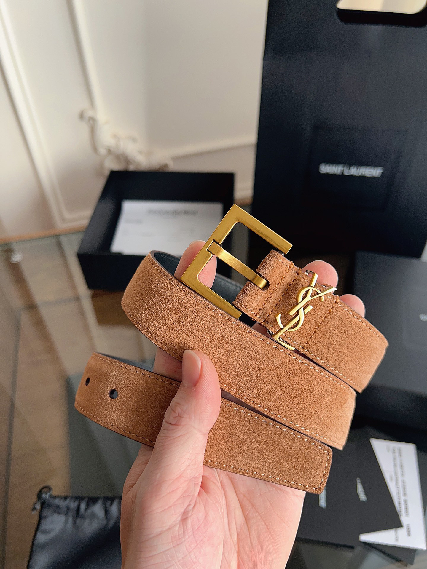 YSL belt-70