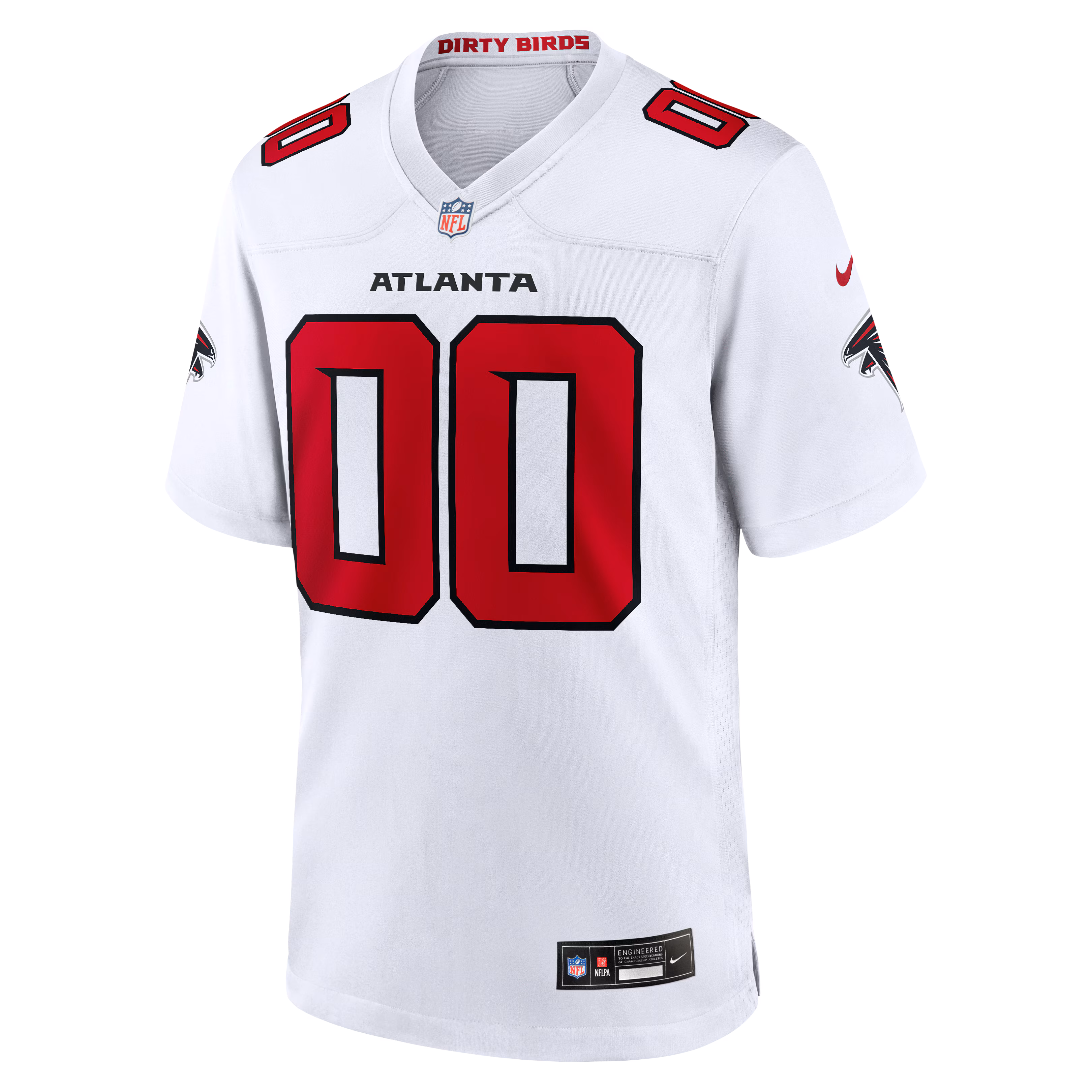 Atlanta Falcons Nike Custom Game Jersey - White
