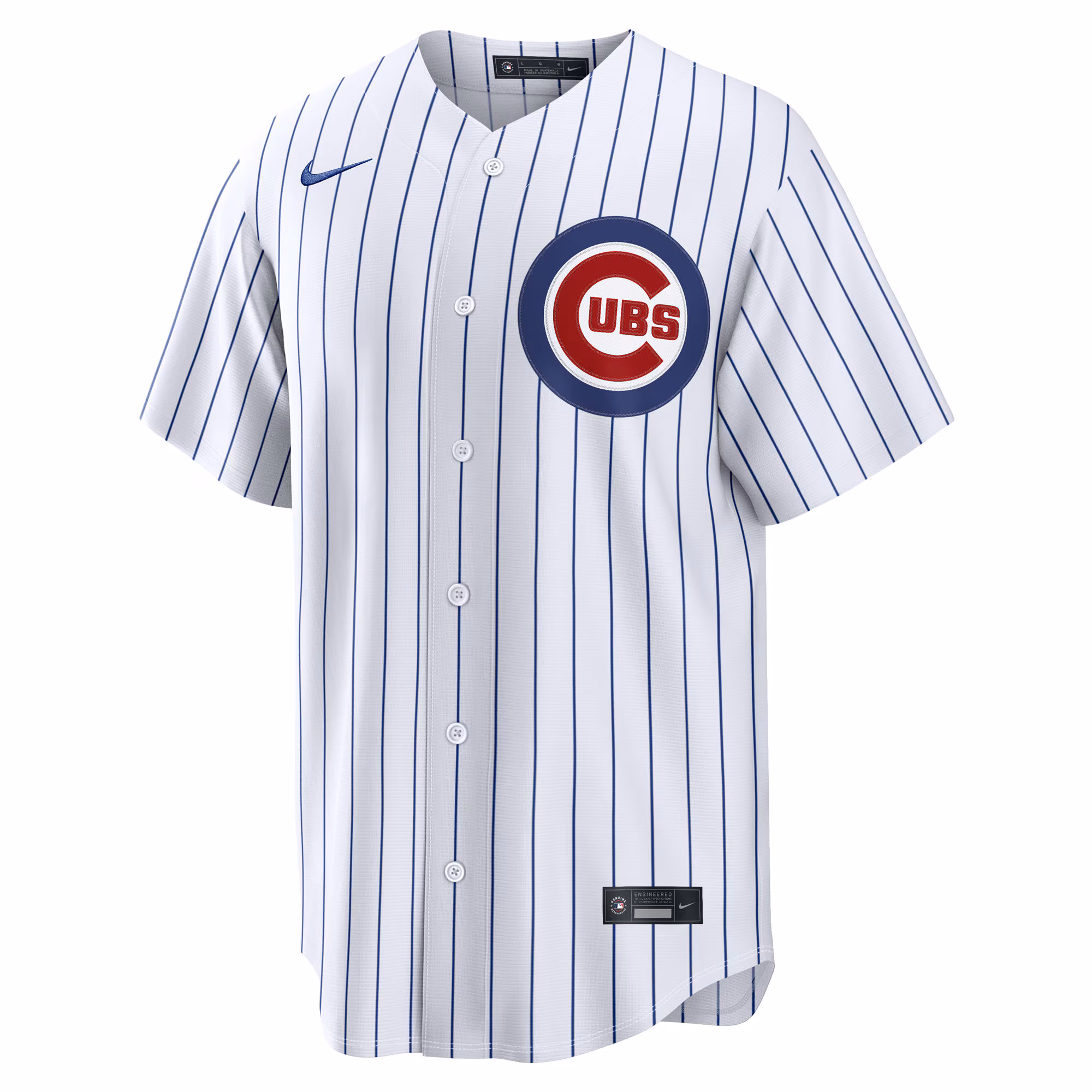 Chicago Cubs Nike Home Replica Custom Jersey - White
