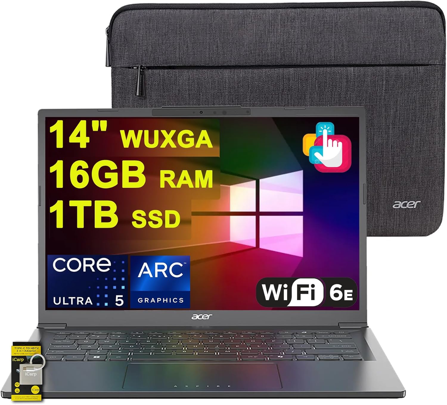 acer Aspire 14 AI Portable Laptop 14