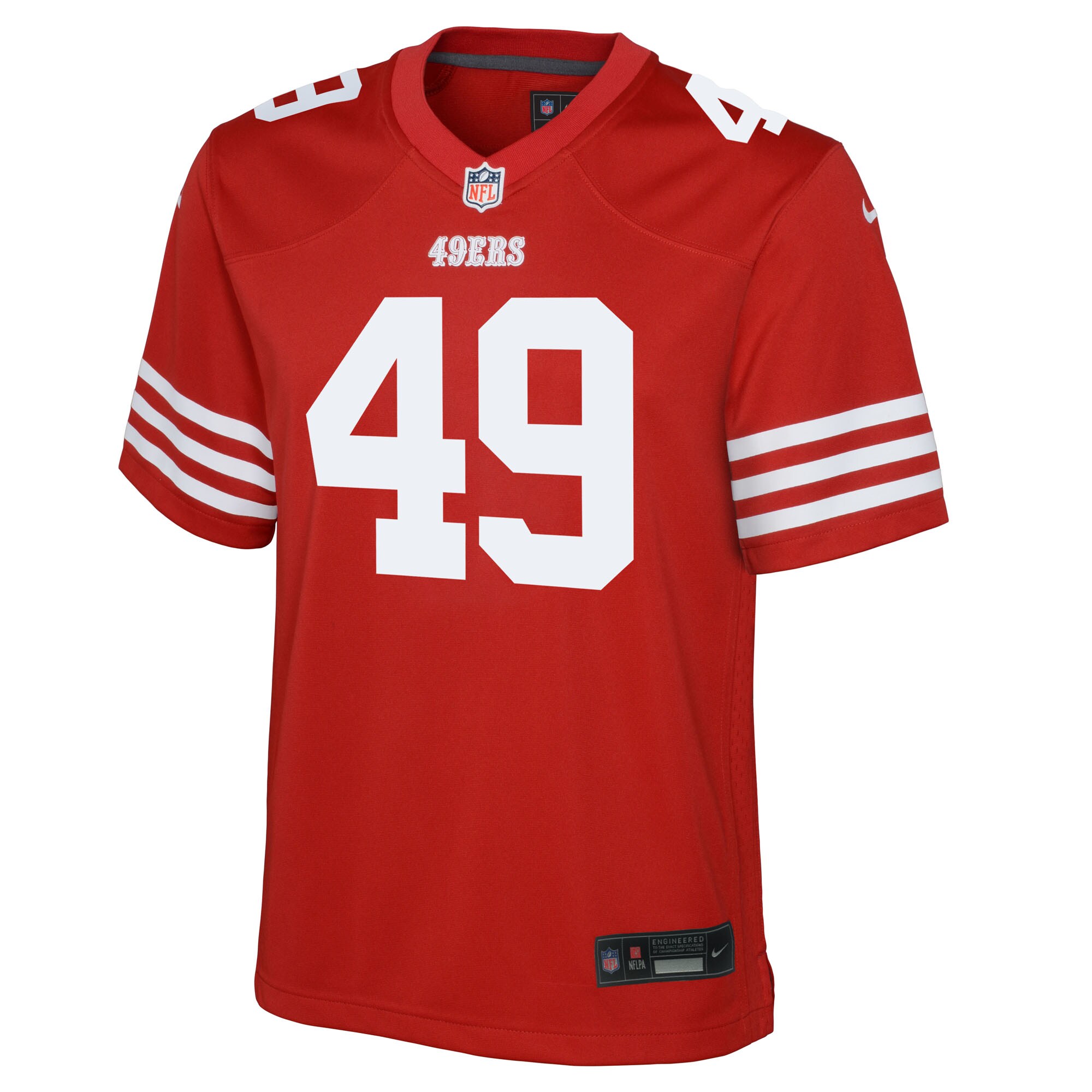 The Faithful San Francisco 49ers Nike Youth Team Game Jersey - Scarlet