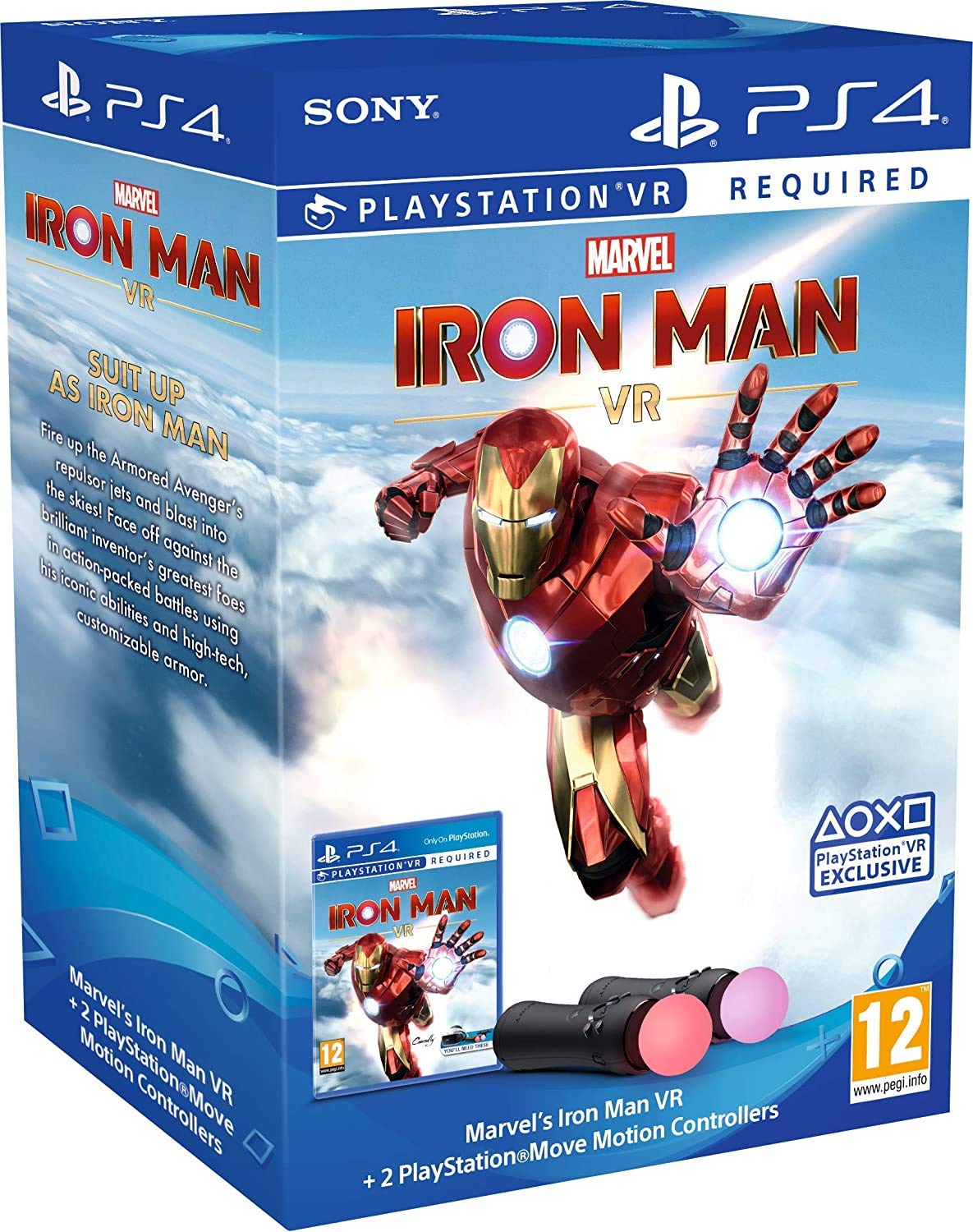 Marvel's Iron Man VR (PlayStation Move Controller Bundle PSVR) - For PlayStation 4
