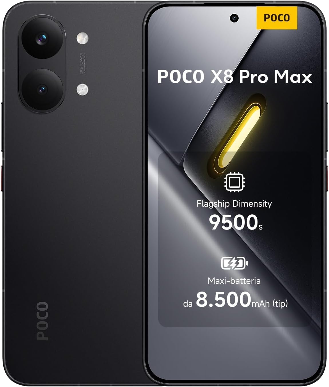 XIAOMI Poco X8 PRO MAX 5G Ai (Compatible with Tmobile Mint Tello & Global) (256GB + 12GB) 6.83