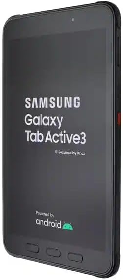 Samsung Galaxy Tab Active3 Enterprise Edition 8” Multi Purpose Tablet |64GB & WiFi & LTE (Unlocked) | Biometric Security (SM-T577UZKDN14), Black (Renewed) (WiFi)