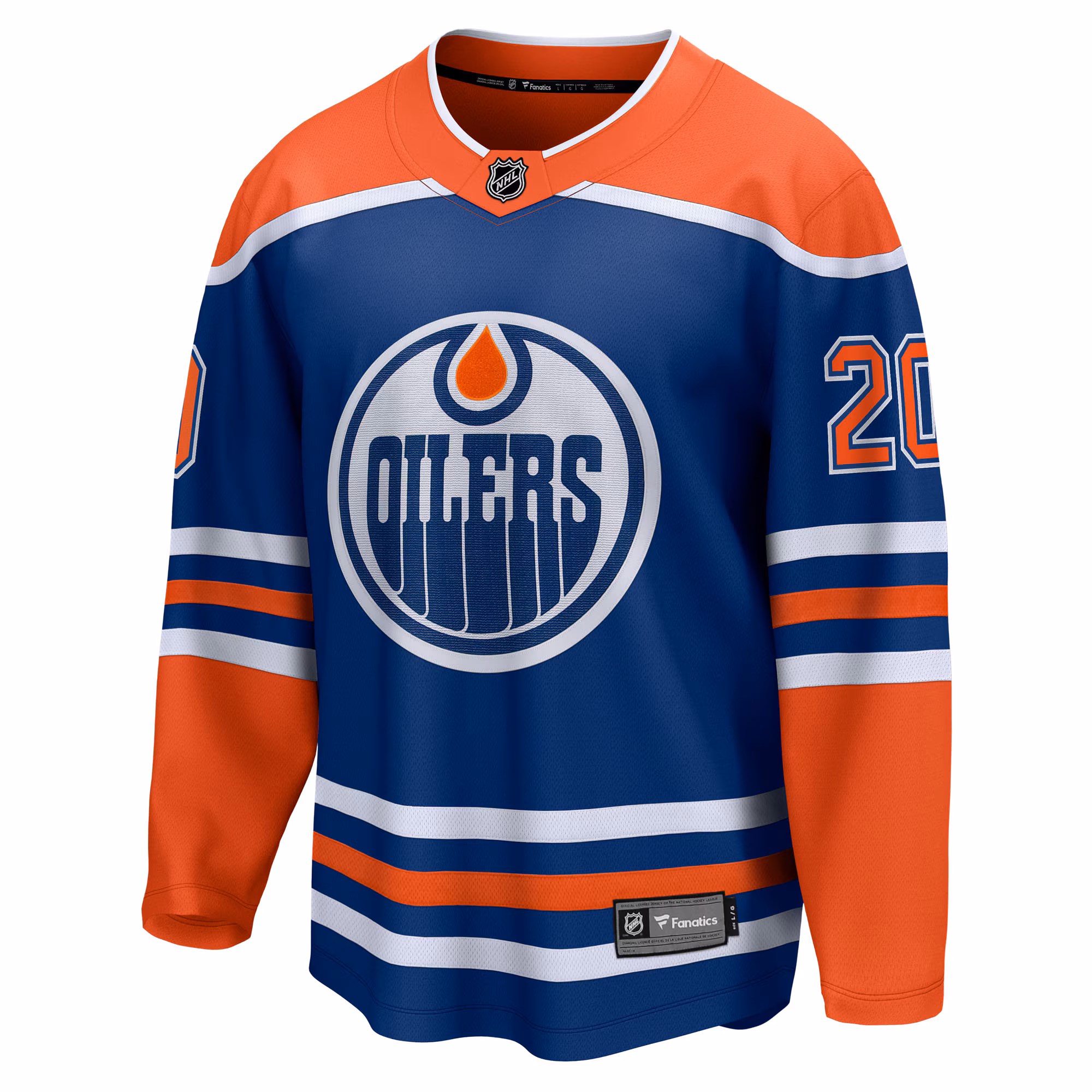 Curtis Lazar Edmonton Oilers Fanatics Home Breakaway Jersey - Royal