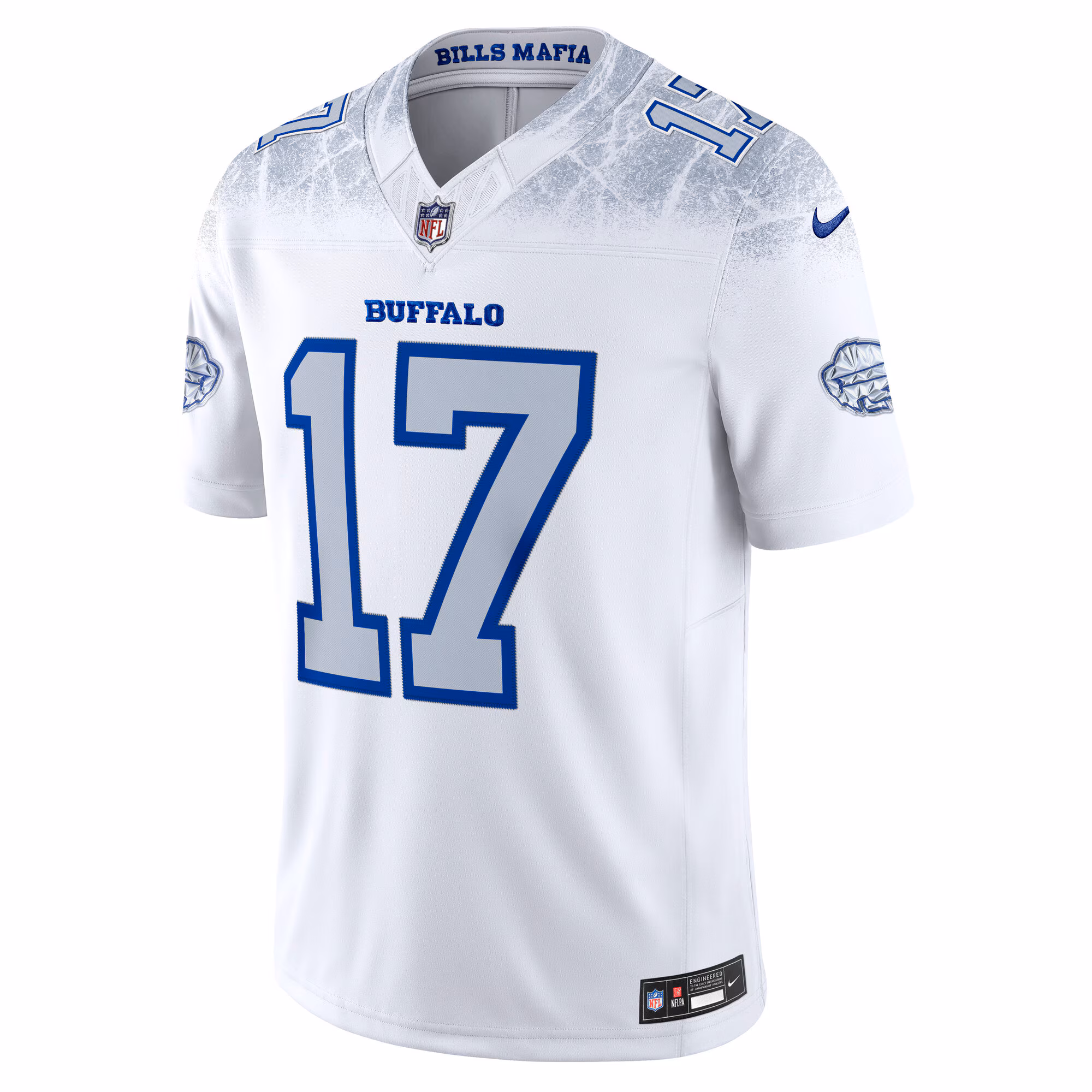 Josh Allen Buffalo Bills Nike 2025 Rivalries Collection Stitched Limited Jersey - White